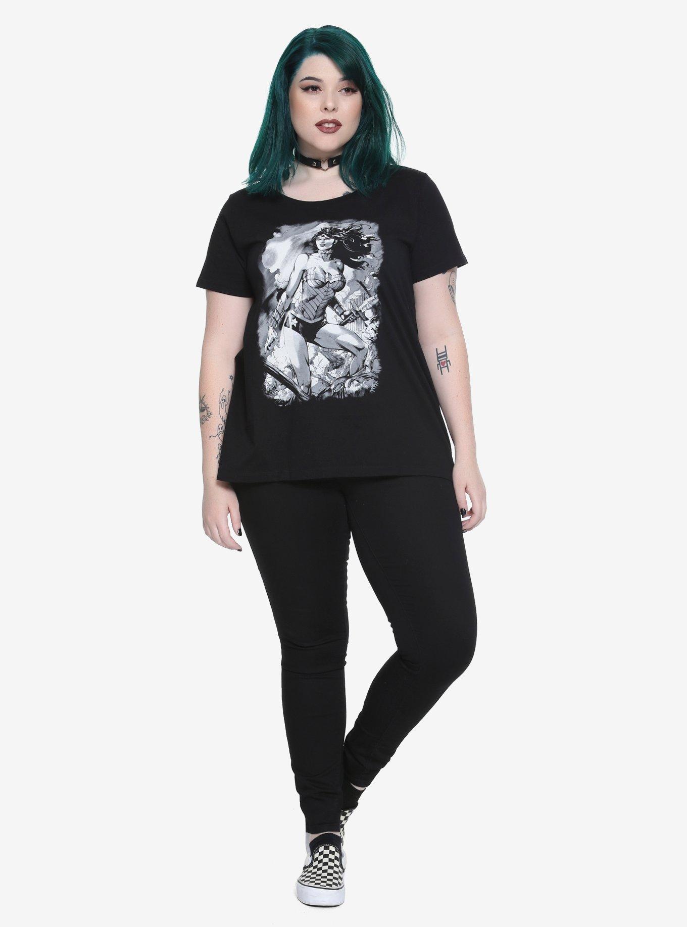 DC Comics Wonder Woman Battle Girls T-Shirt Plus Size, , alternate