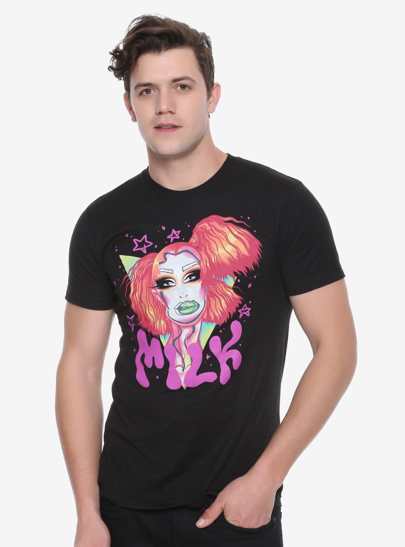 Drag Queen Merch Milk T-Shirt Hot Topic Exclusive, , alternate