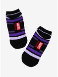 Marvel Black Panther Purple Stripe No-Show Socks, , alternate