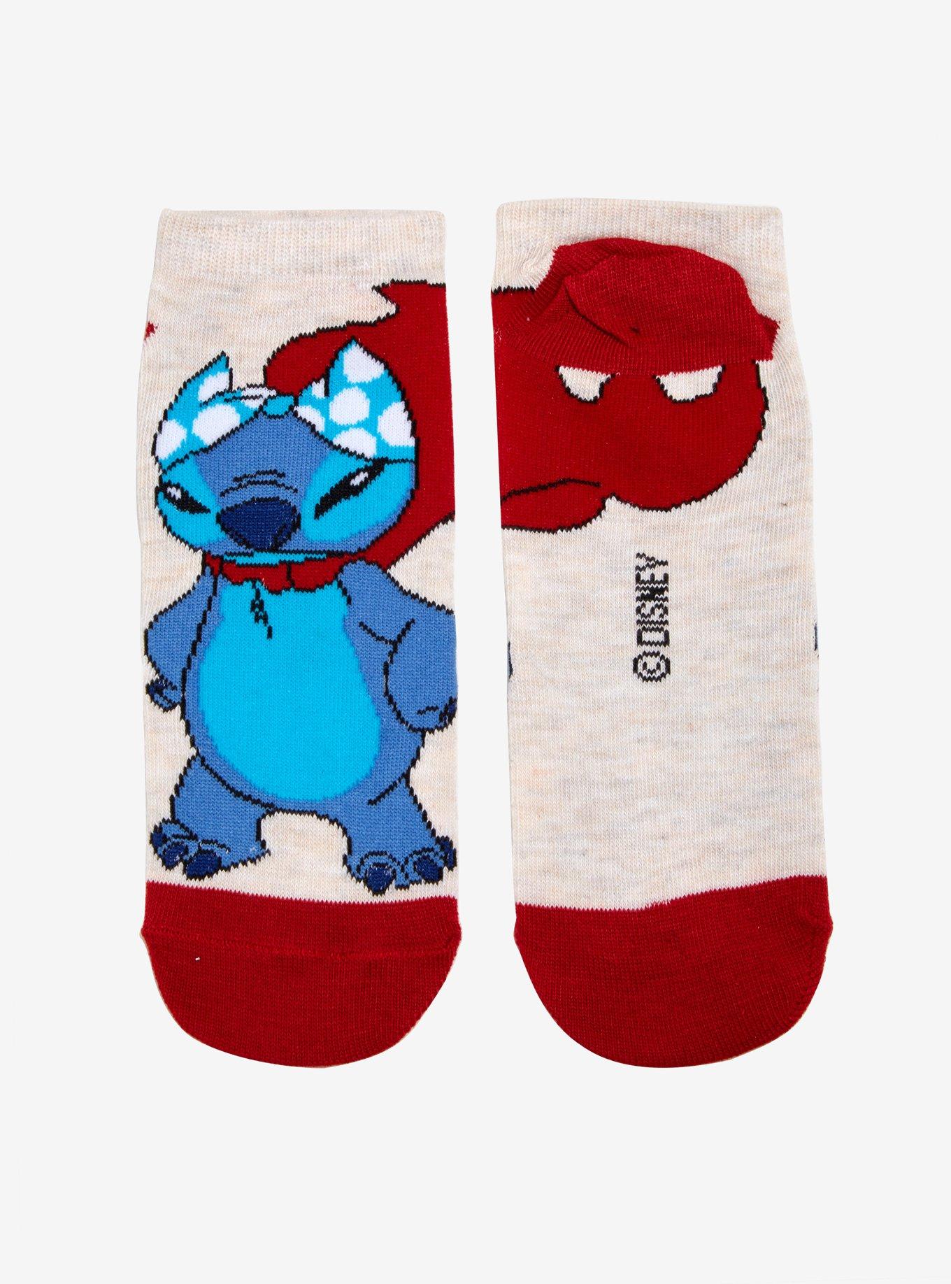 Disney Lilo & Stitch Stitch Cape No-Show Socks, , alternate