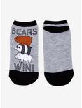 We Bare Bears Win No-Show Socks, , alternate