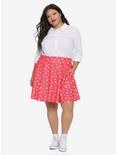 Disney Minnie Mouse Red Skater Skirt Plus Size, , alternate