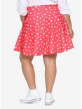 Disney Minnie Mouse Red Skater Skirt Plus Size, , alternate