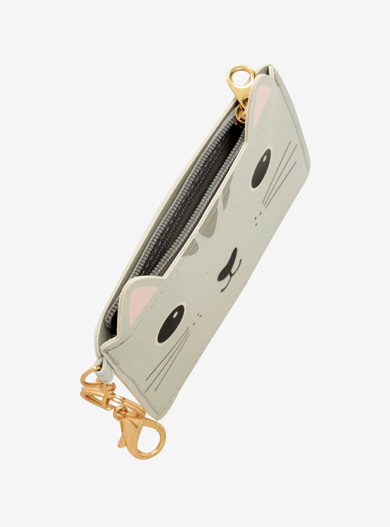 Sass And Belle Cat Key Ring Coin Purse, , alternate