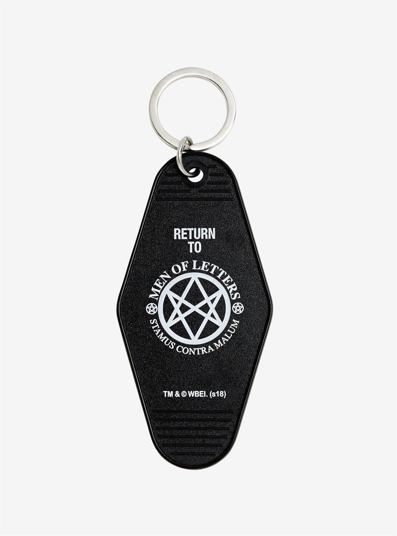 Supernatural Men Of Letters Destination Key Chain, , alternate