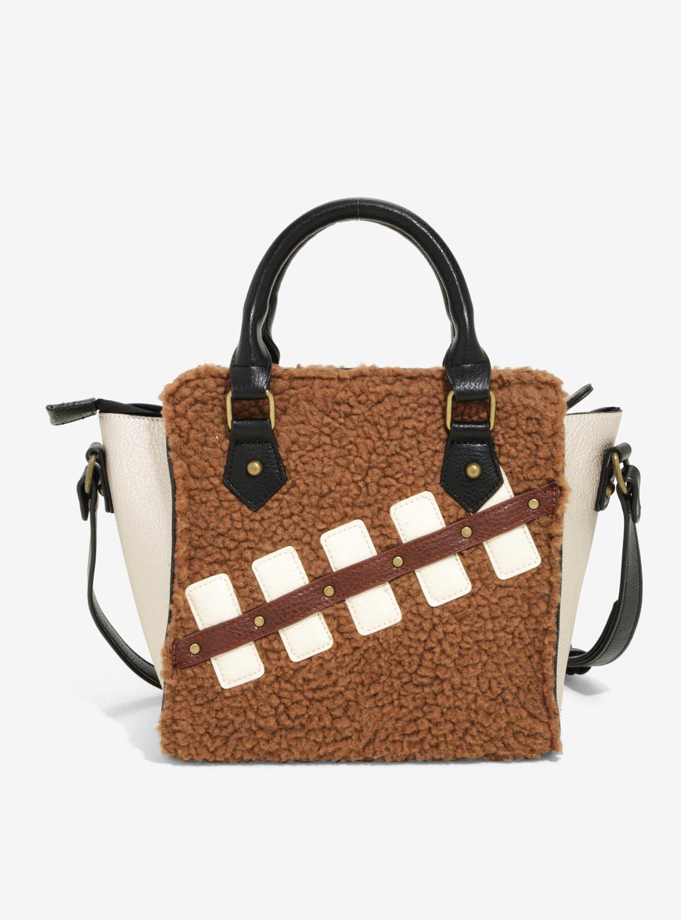 Star Wars Chewie & Porg Sherpa Handbag, , alternate
