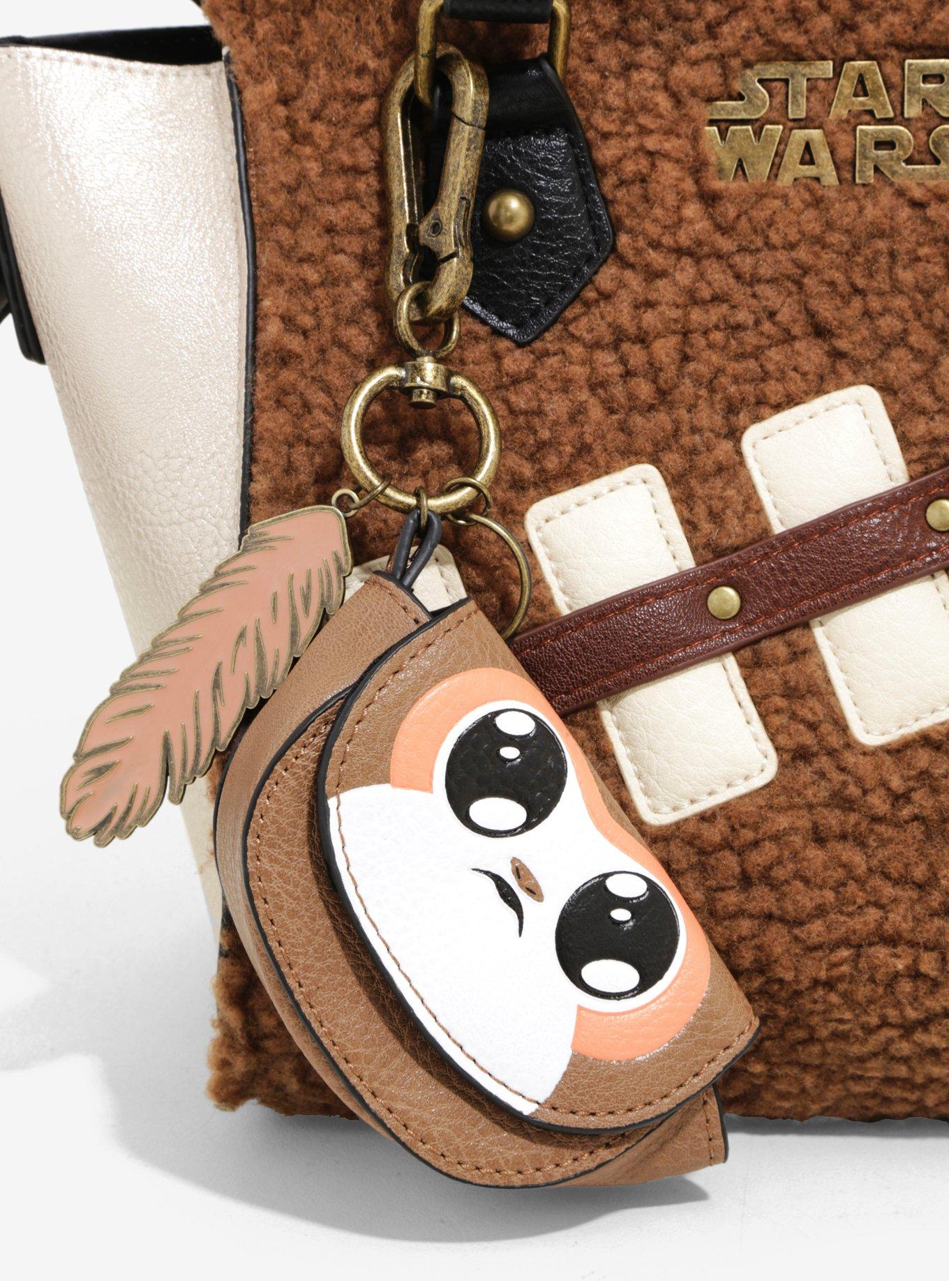 Star Wars Chewie & Porg Sherpa Handbag, , alternate