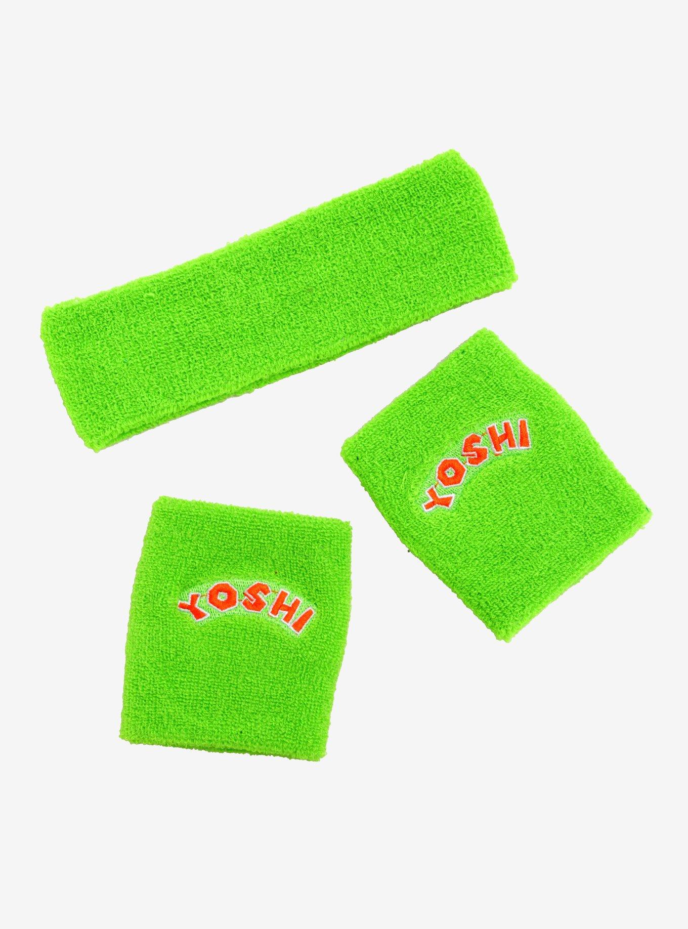 Nintendo Super Mario Bros. Yoshi Terry Sweatband Set - BoxLunch Exclusive, , alternate