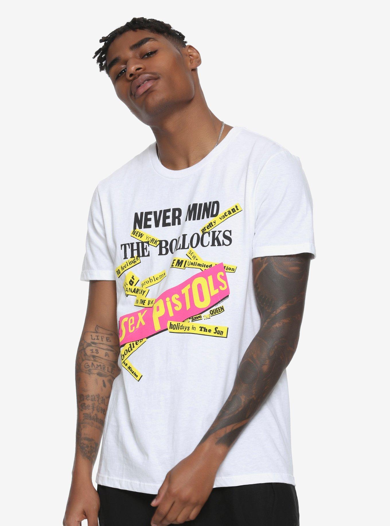 Sex Pistols Never Mind The Bollocks Track List T-Shirt, , alternate