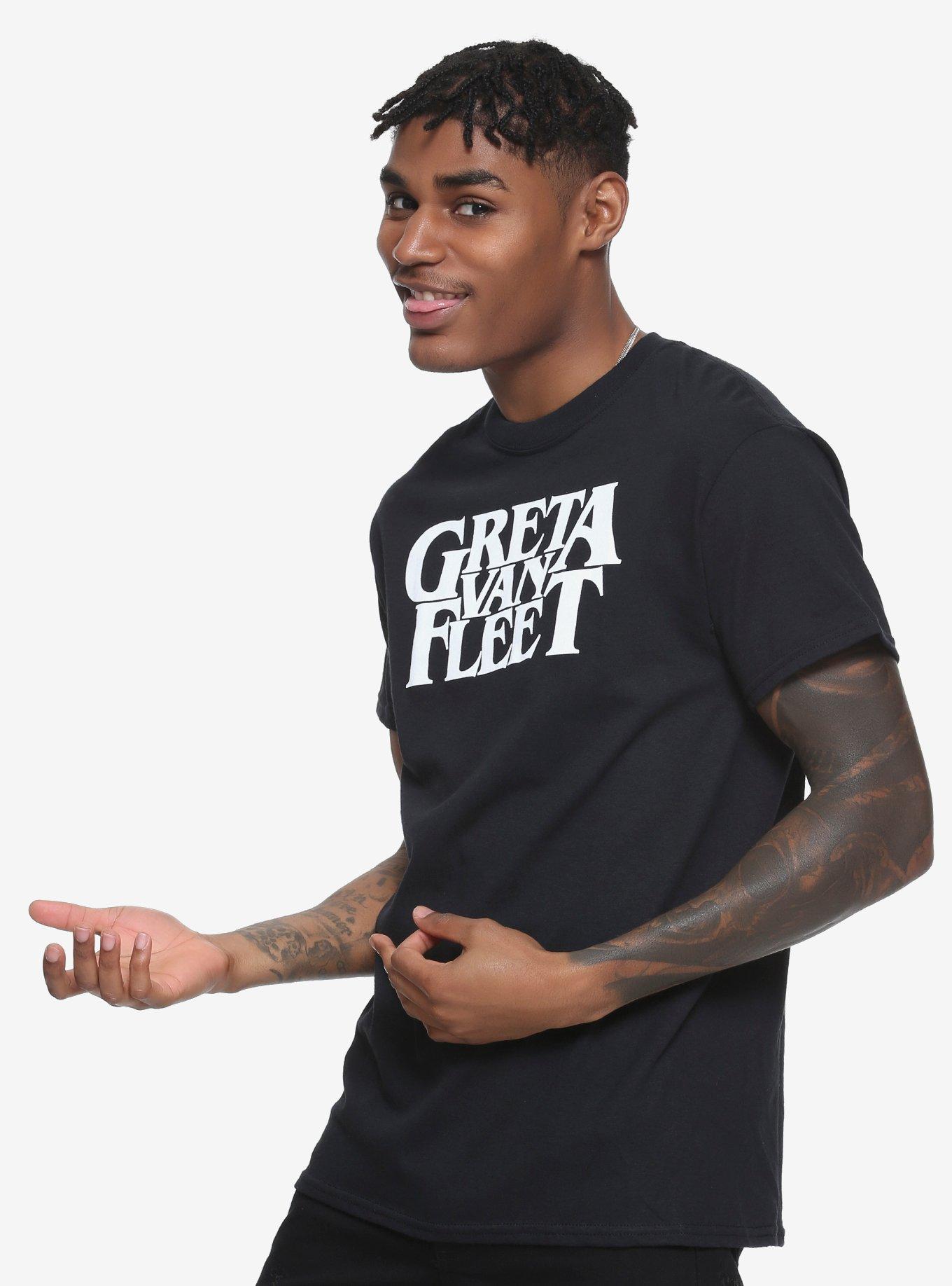 Greta Van Fleet Sci-Fi Logo T-Shirt, BLACK, alternate