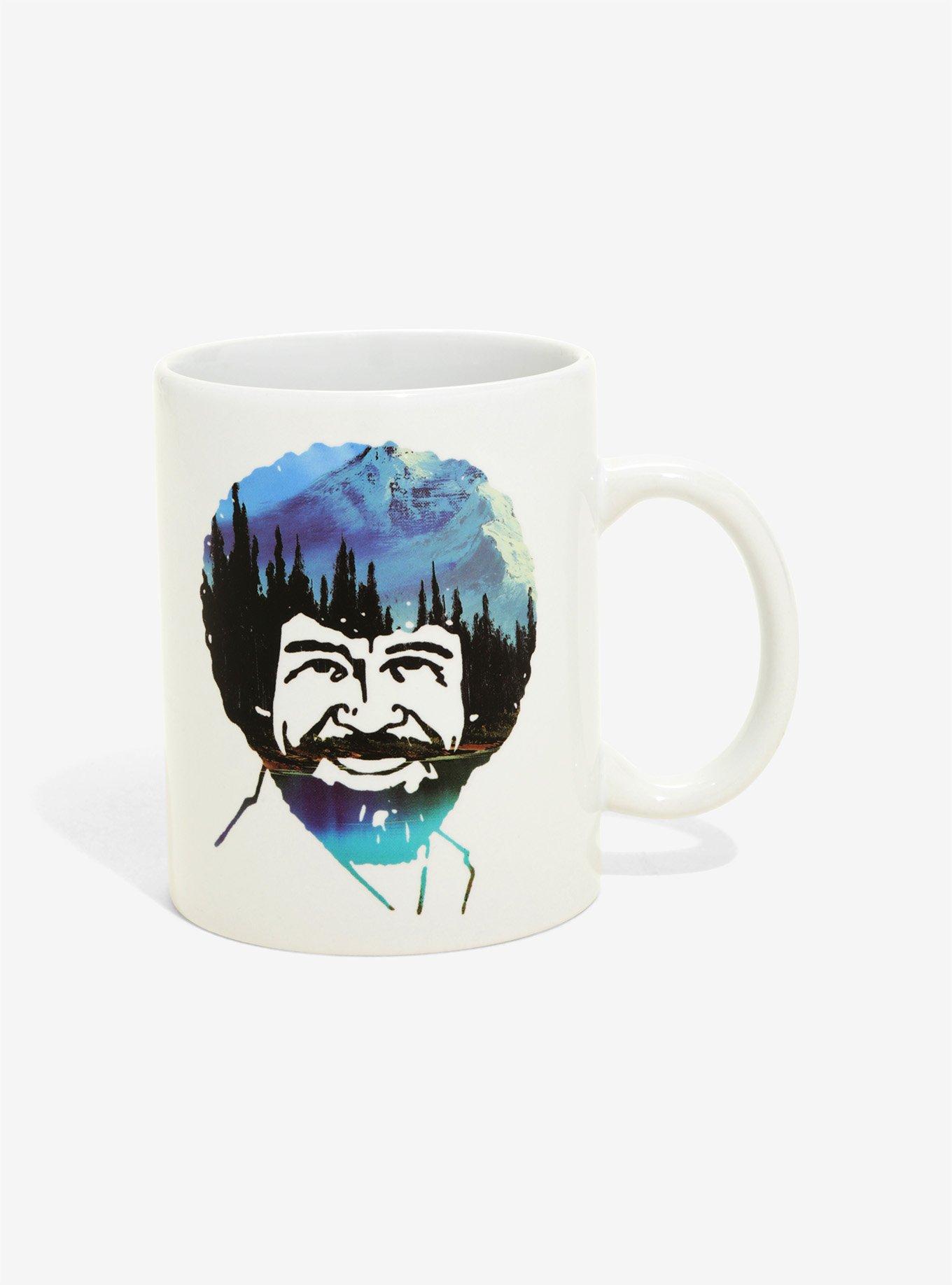 Bob Ross Silhouette Mug - BoxLunch Exclusive, , alternate