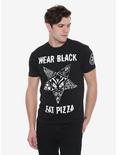 BlackCraft Wear Black Eat Pizza T-Shirt Hot Topic Exclusive, , alternate