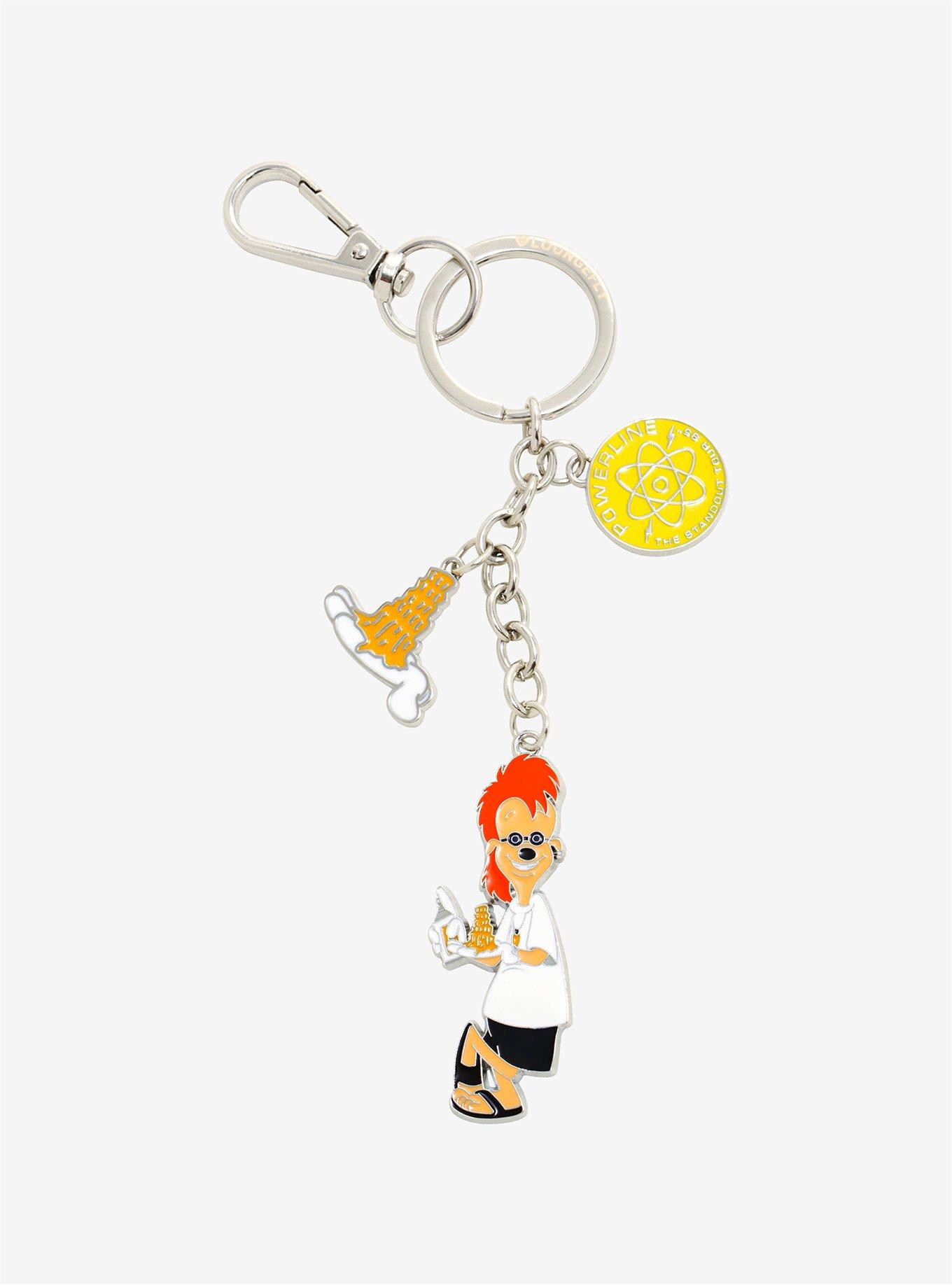 Disney A Goofy Movie Bobby Enamel Charm Key Chain, , alternate