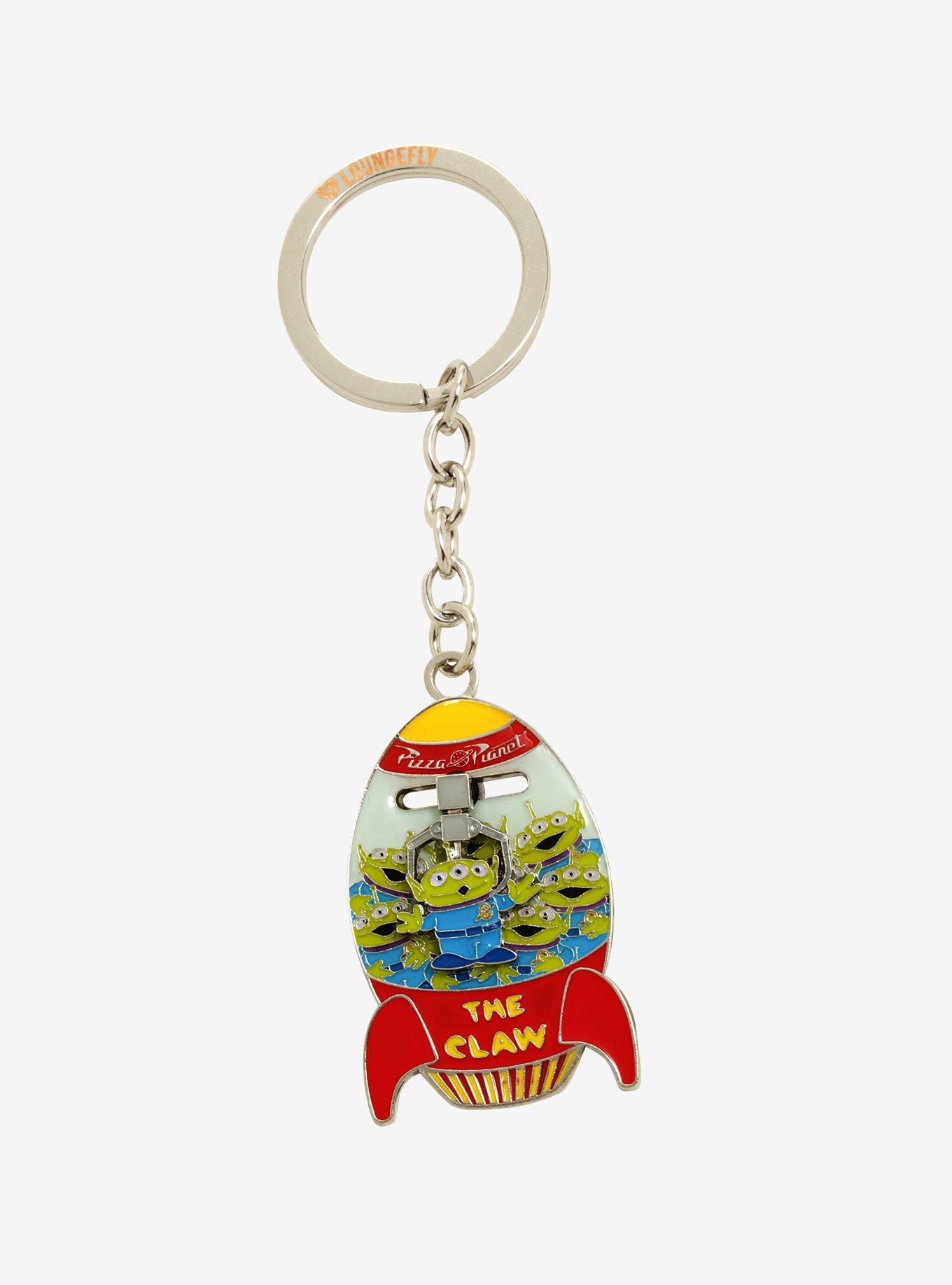 Disney Pixar Toy Story Claw Game Enamel Key Chain - BoxLunch Exclusive, , alternate