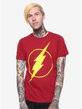 DC Comics The Flash Maroon Logo T-Shirt, , alternate