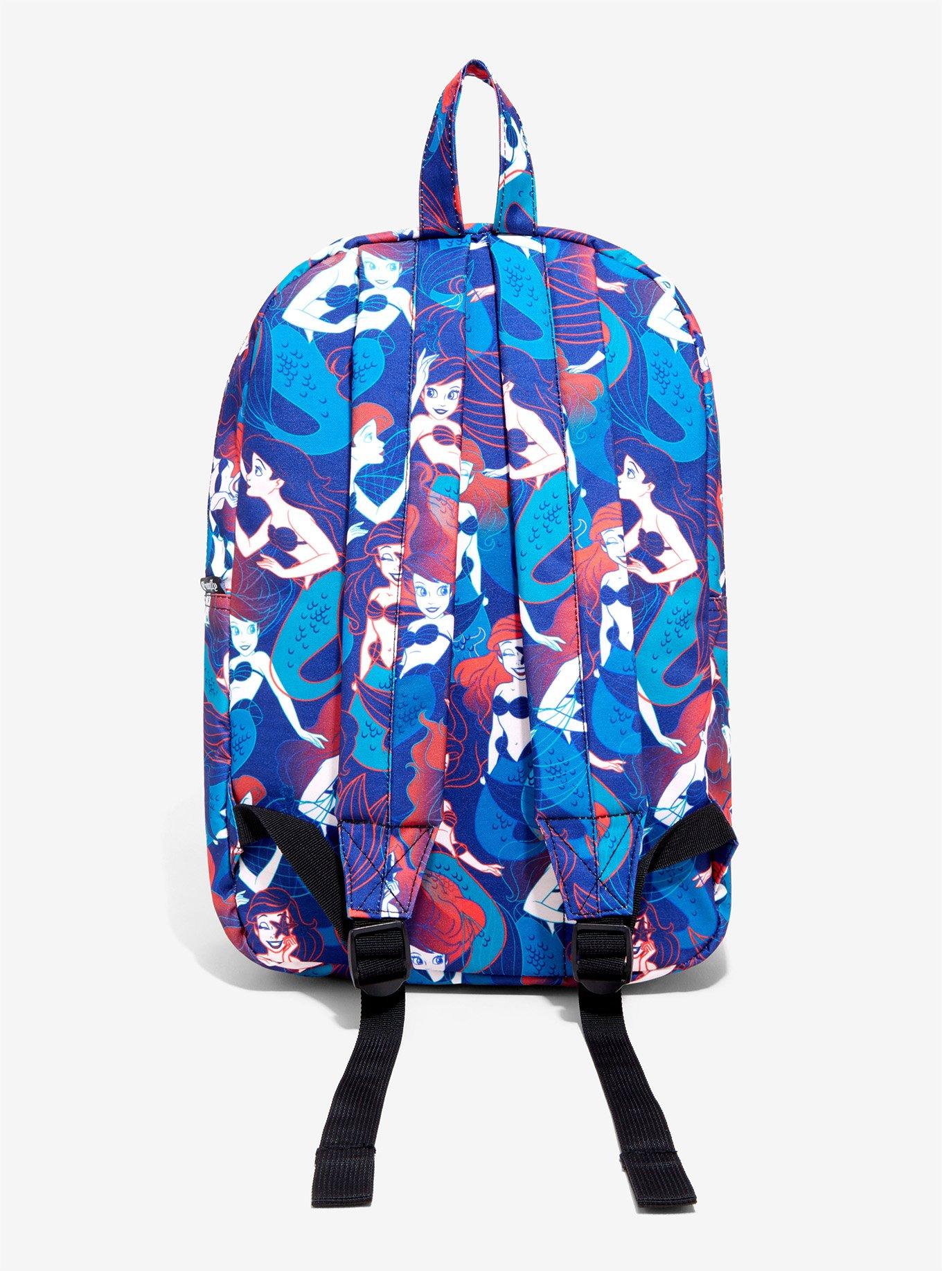 Loungefly Disney The Little Mermaid Jewel Tone Backpack, , alternate