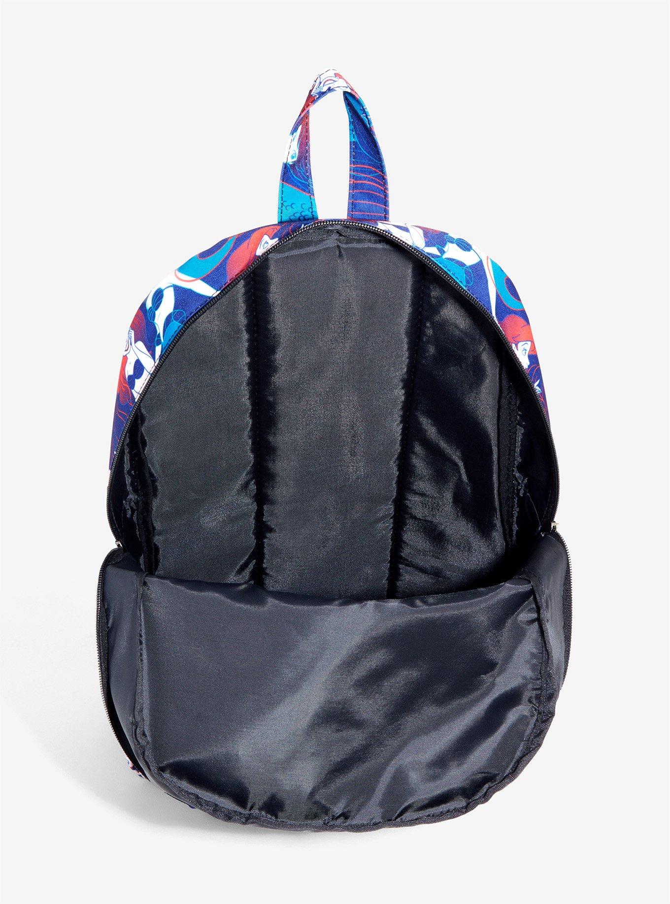 Loungefly Disney The Little Mermaid Jewel Tone Backpack, , alternate