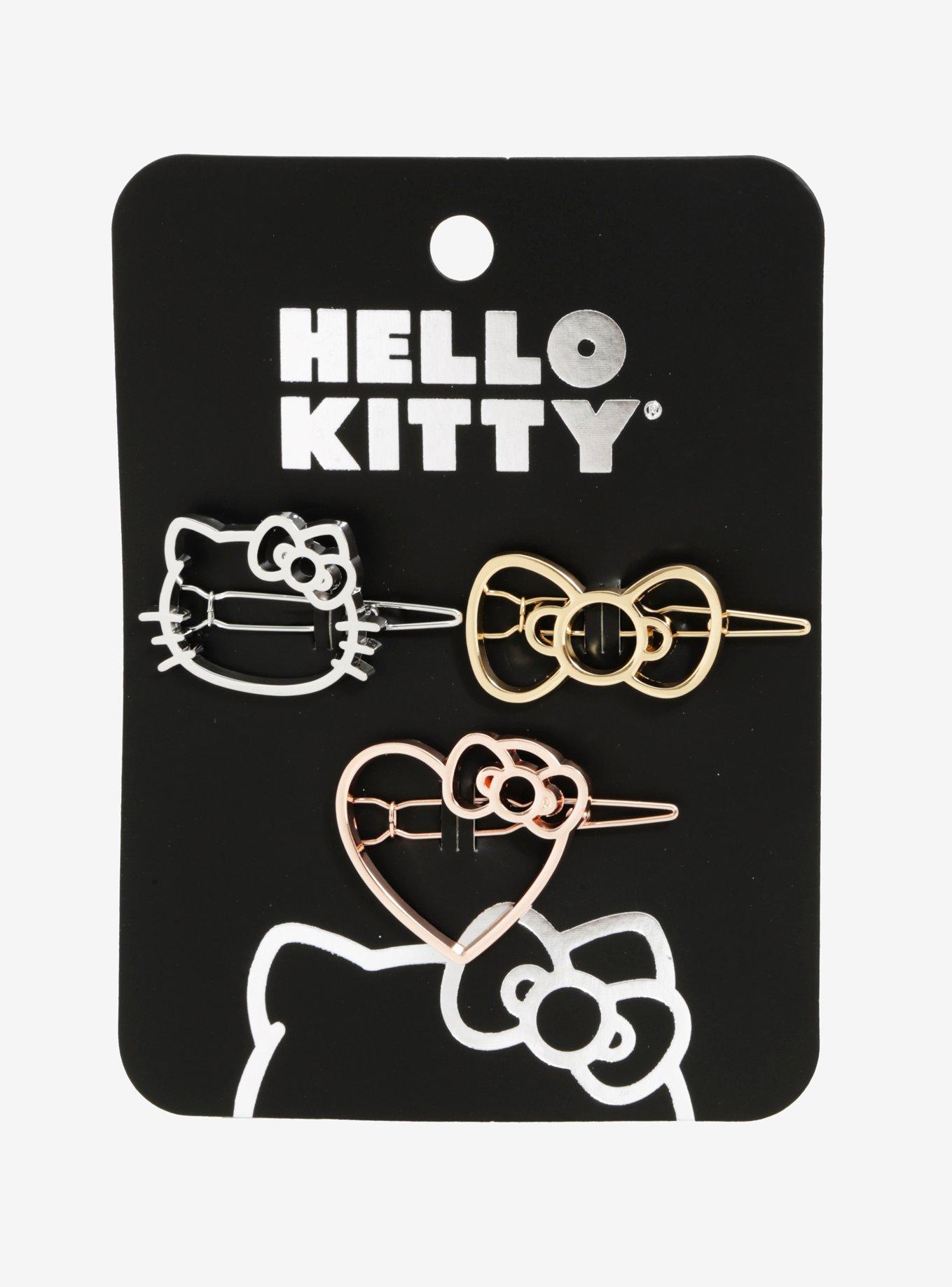 Hello Kitty Hair Clip Set - BoxLunch Exclusive, , alternate