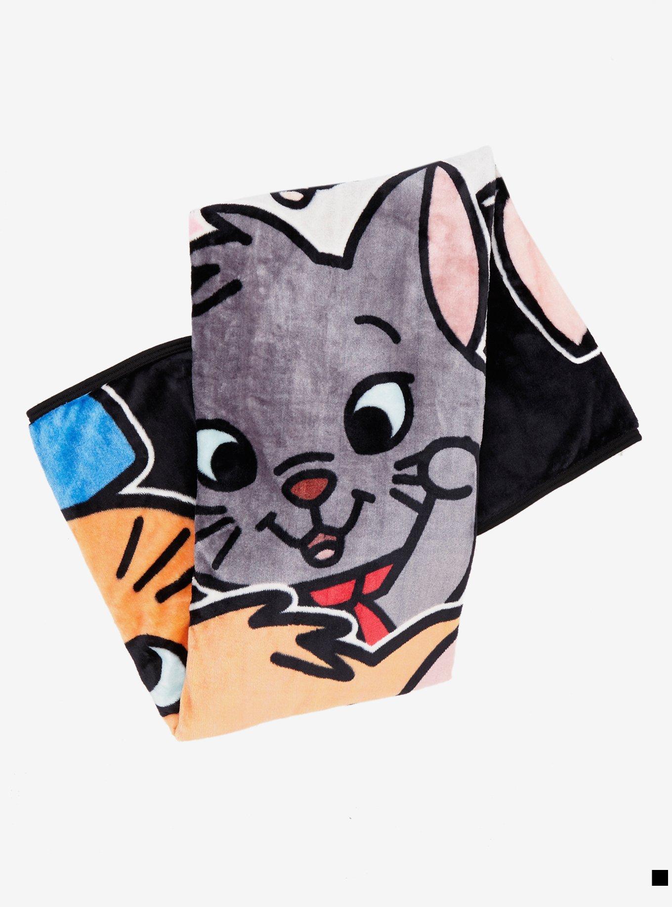 Disney The Aristocats Stacked Throw Blanket, , alternate