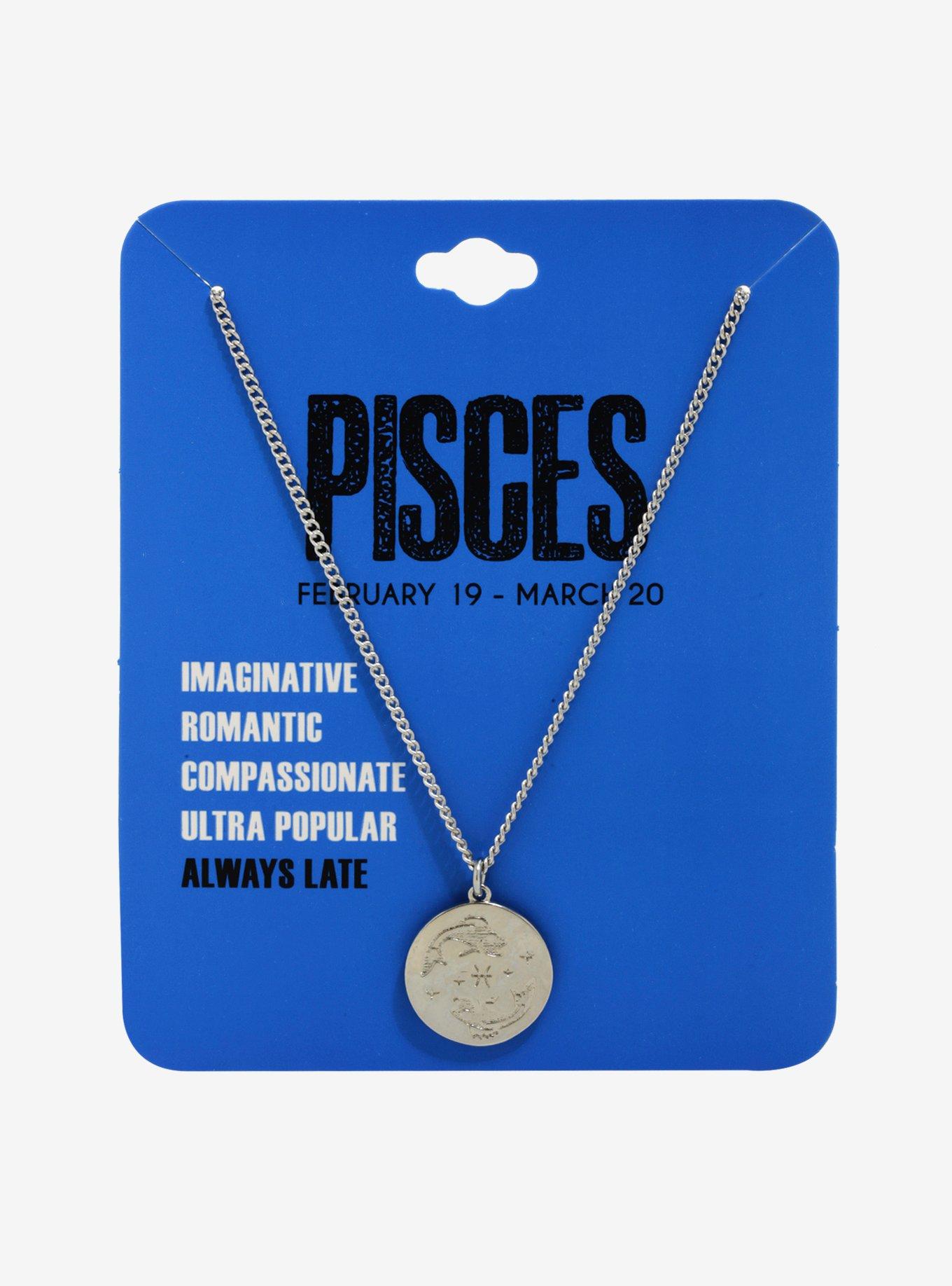Zodiac Pisces Necklace, , alternate