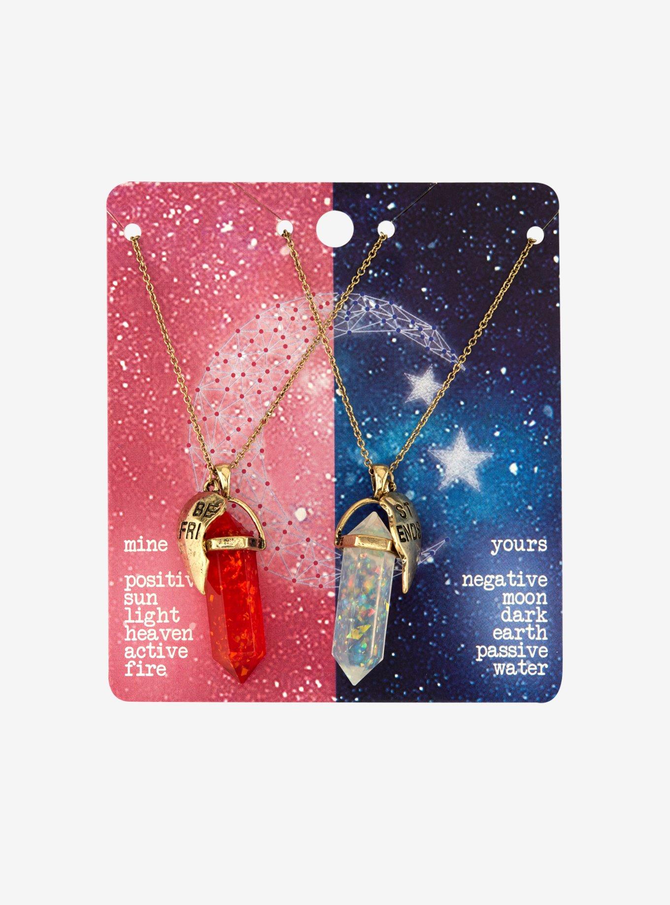 Crystal Best Friend Necklace Set, , alternate