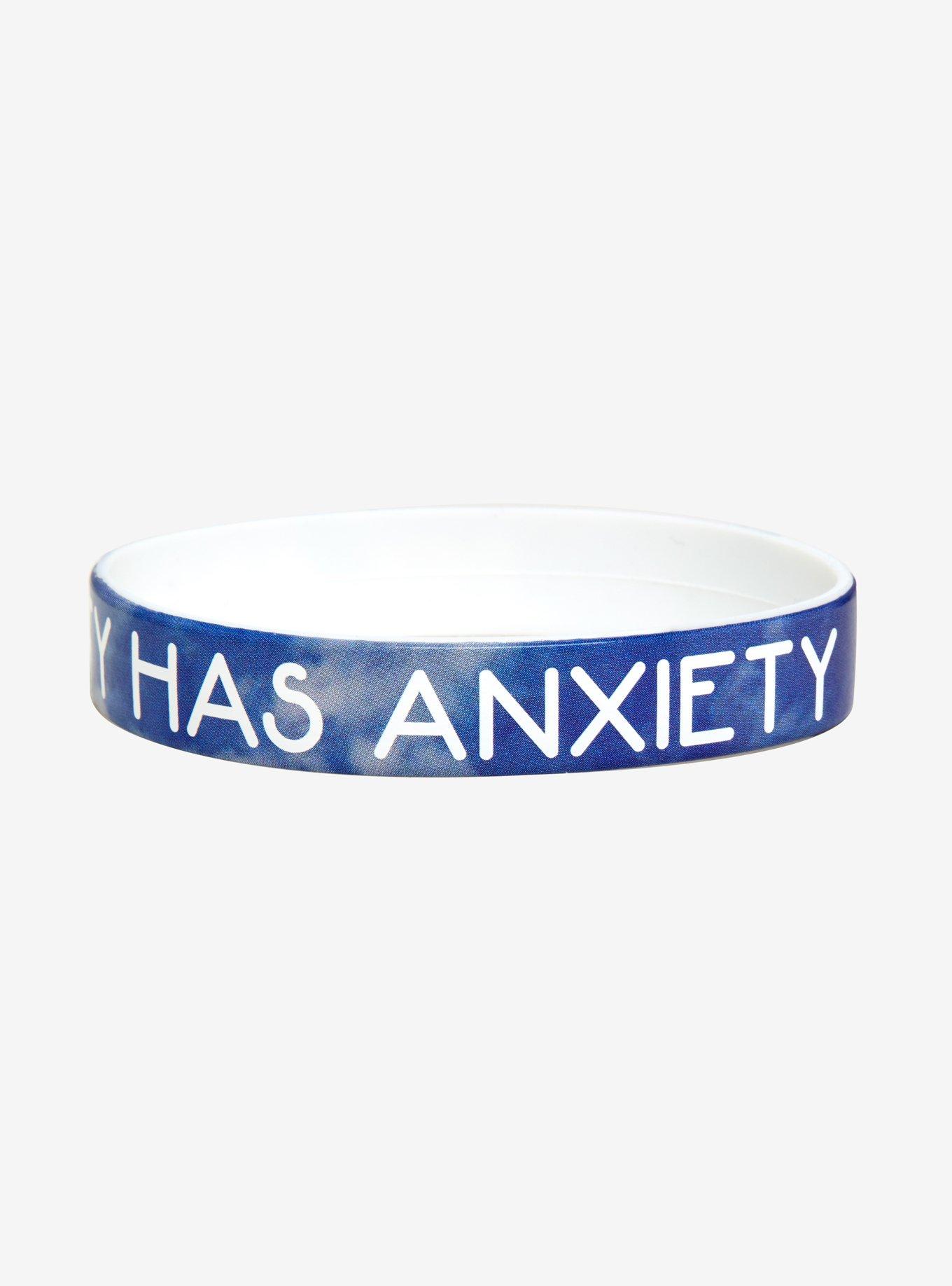 My Anxiety Has Anxiety Rubber Bracelet, , alternate