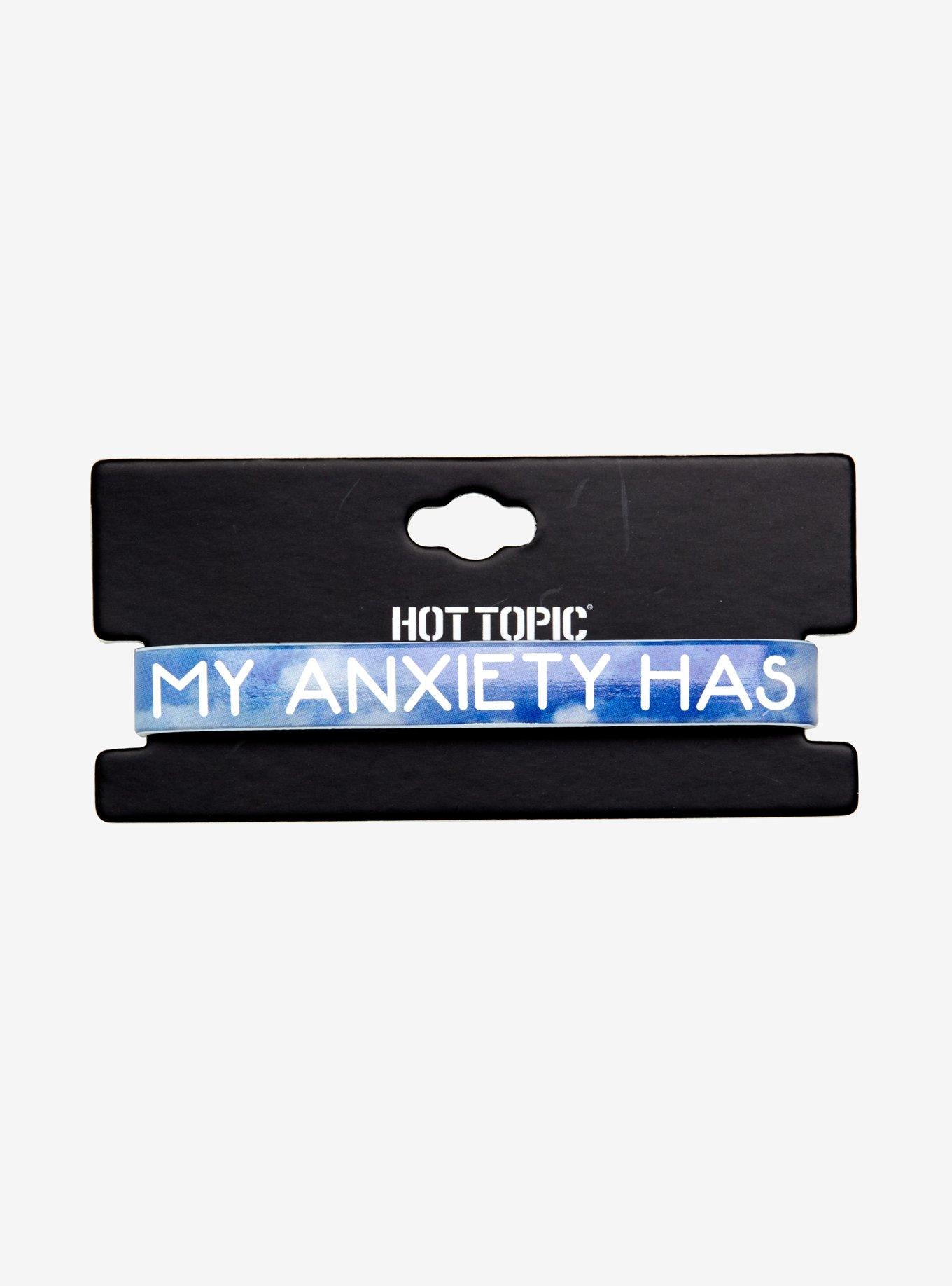 My Anxiety Has Anxiety Rubber Bracelet, , alternate