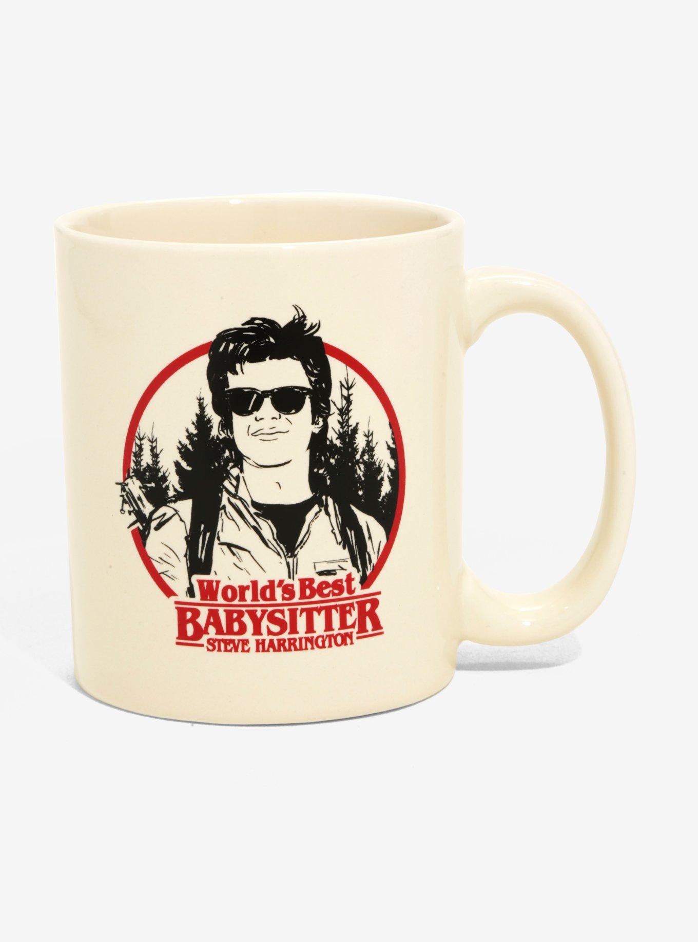 Stranger Things Steve World's Best Babysitter Mug, , alternate