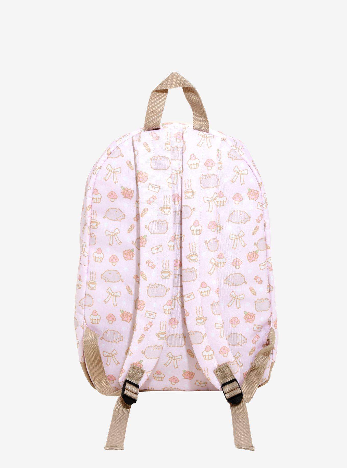 Pusheen Pink Print Backpack, , alternate
