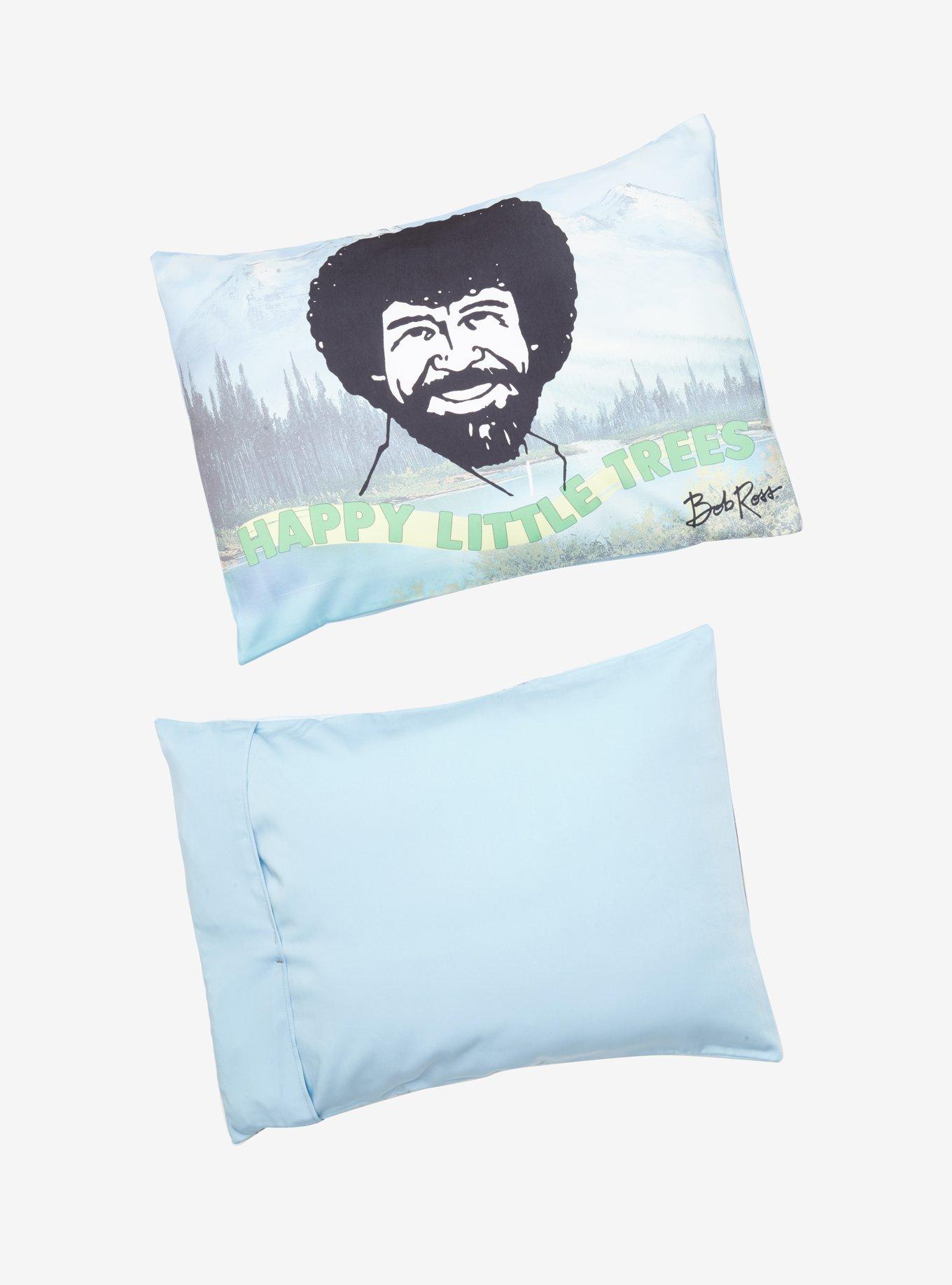 Bob Ross Happy Little Trees Pillowcase Set, , alternate