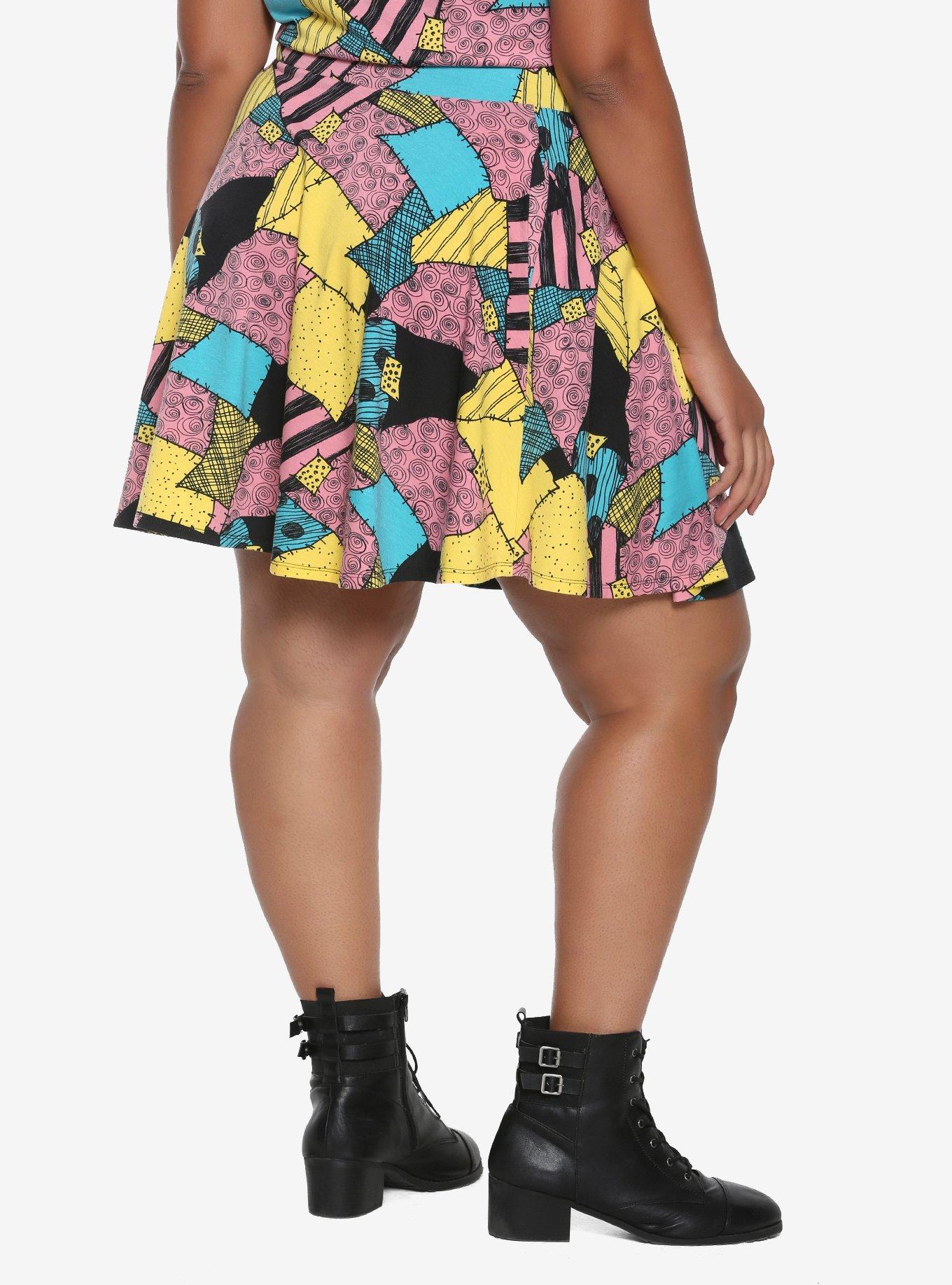 The Nightmare Before Christmas Sally Pattern Skirt Plus Size, , alternate