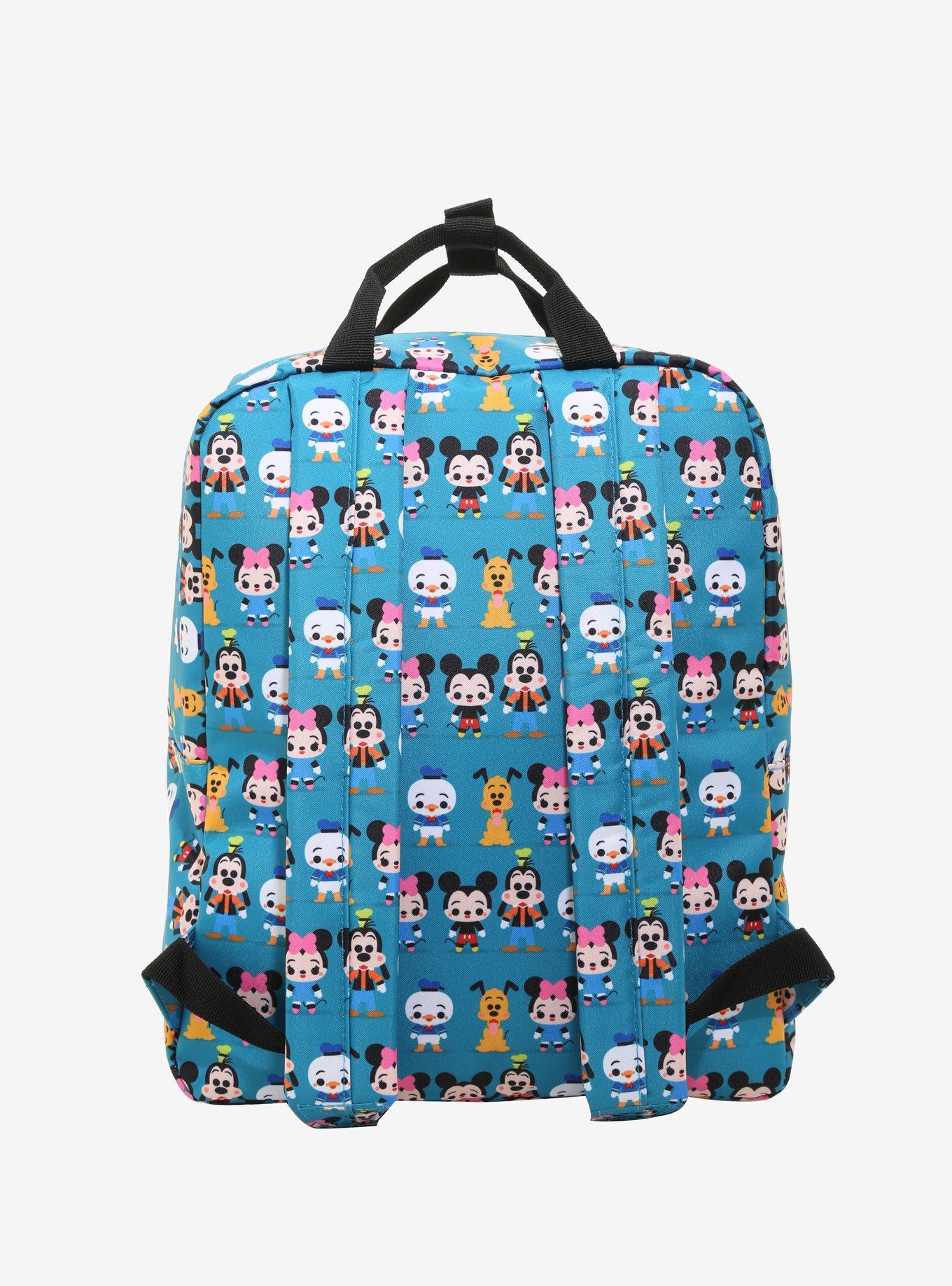 Loungefly Disney Mickey Mouse Fab 5 Chibi Character Print Backpack, , alternate