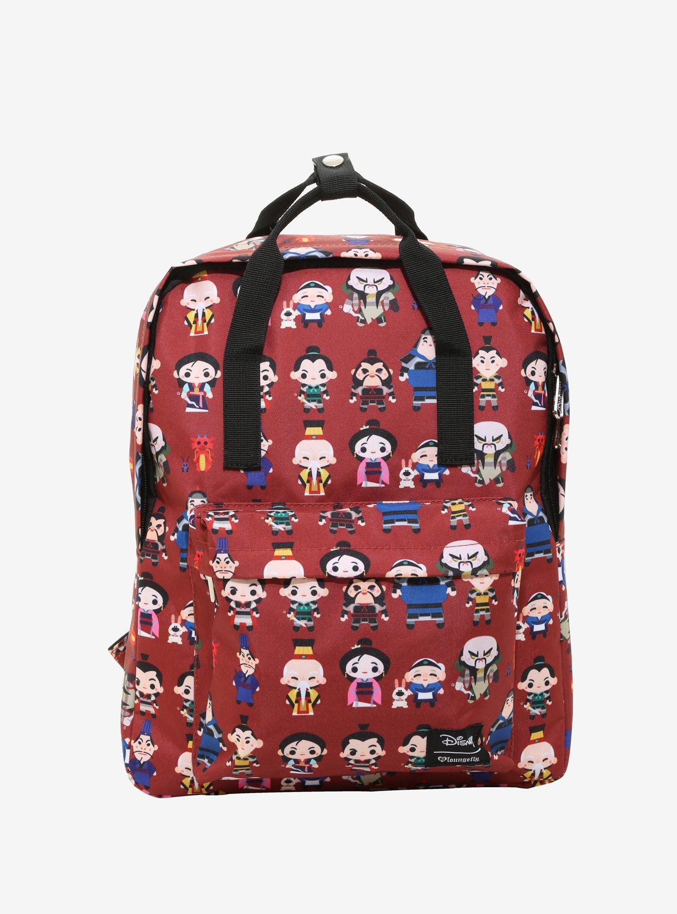 Loungefly Disney Mulan Chibi Character Print Backpack