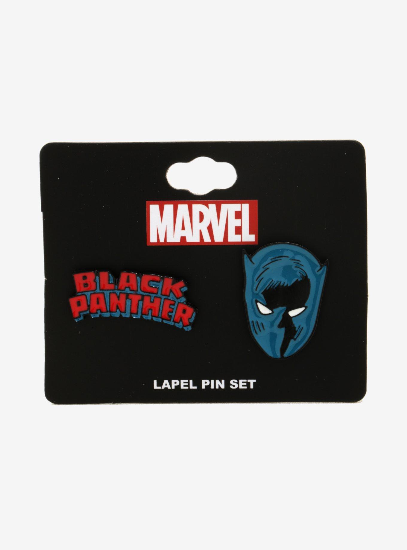 Marvel Black Panther Enamel Pin Set - BoxLunch Exclusive, , alternate