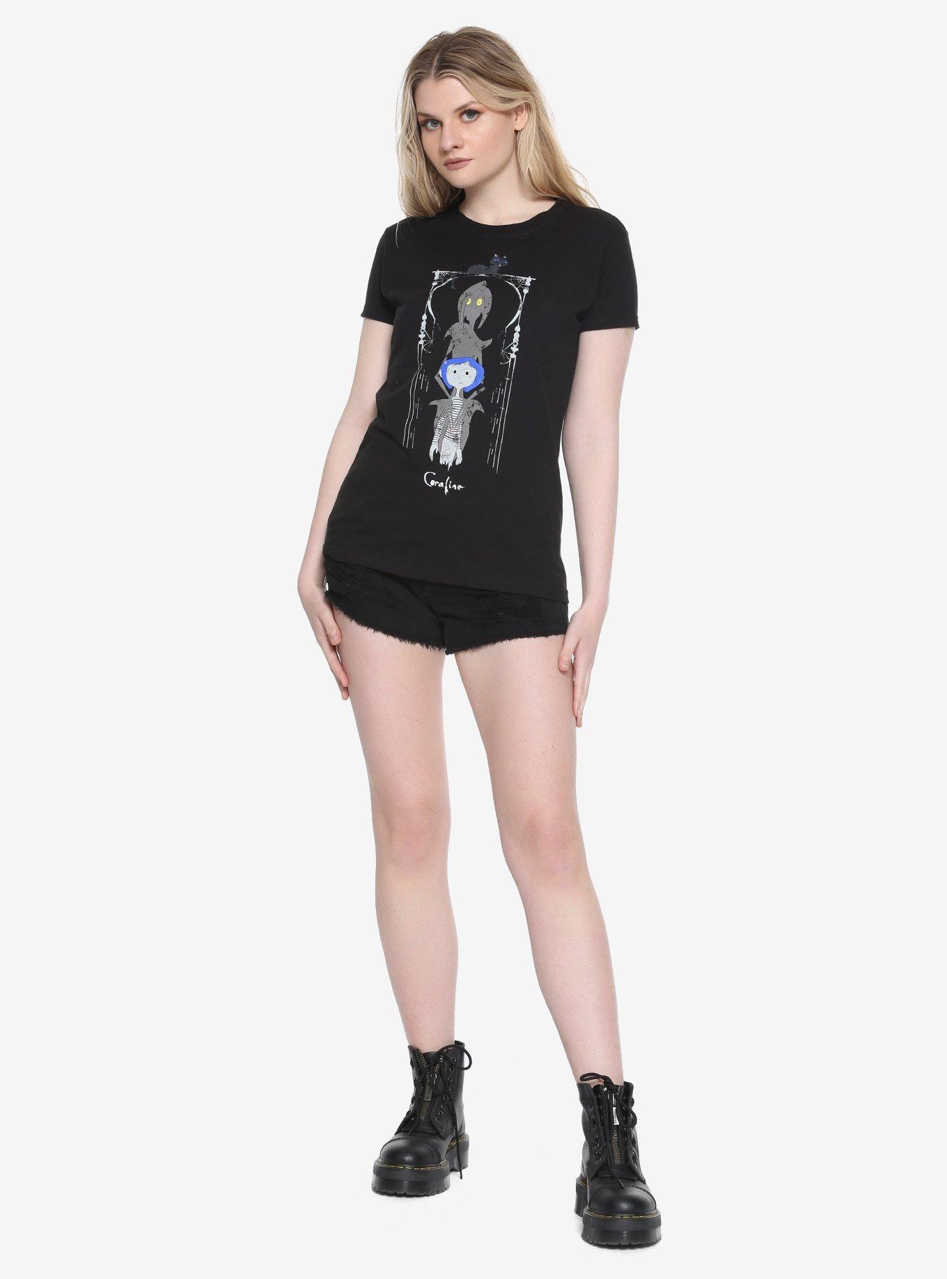 Coraline Other Mother Girls T-Shirt, BLACK, alternate