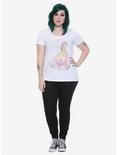 Disney Beauty And The Beast Roses Girls T-Shirt Plus Size, WHITE, alternate