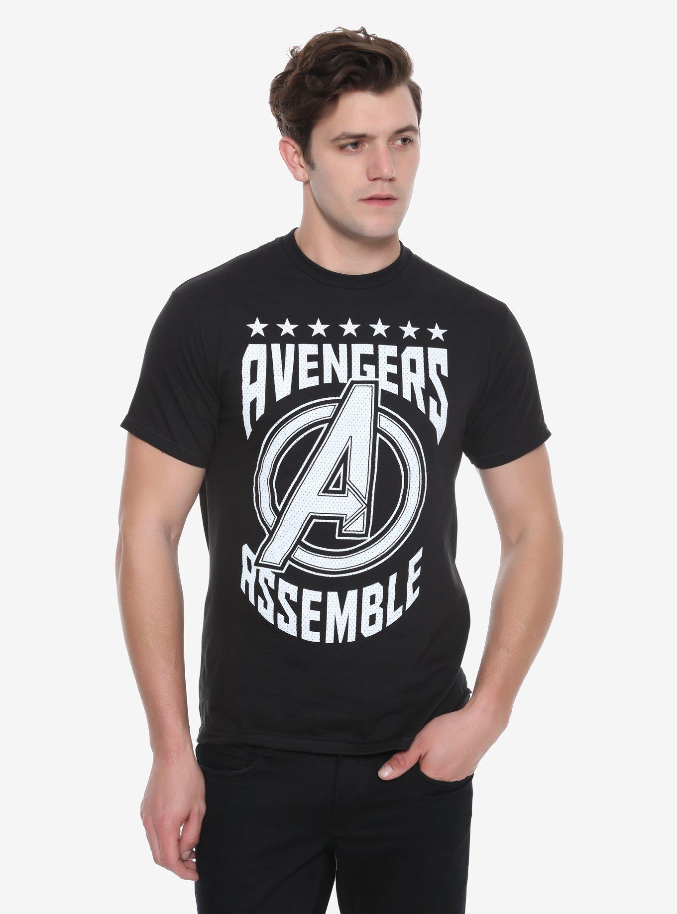 Marvel Avengers Assemble Athletic T-Shirt Hot Topic Exclusive, , alternate