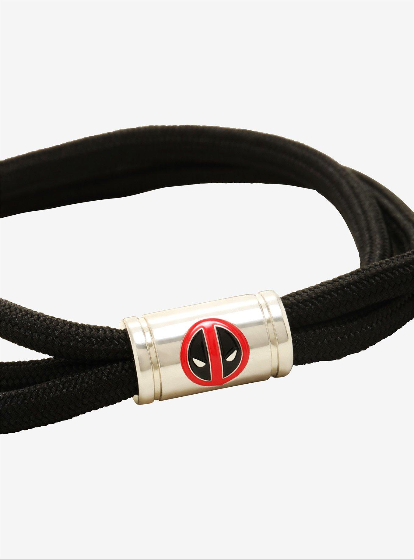 Marvel Deadpool Thick Cord Bracelet - BoxLunch Exclusive, , alternate