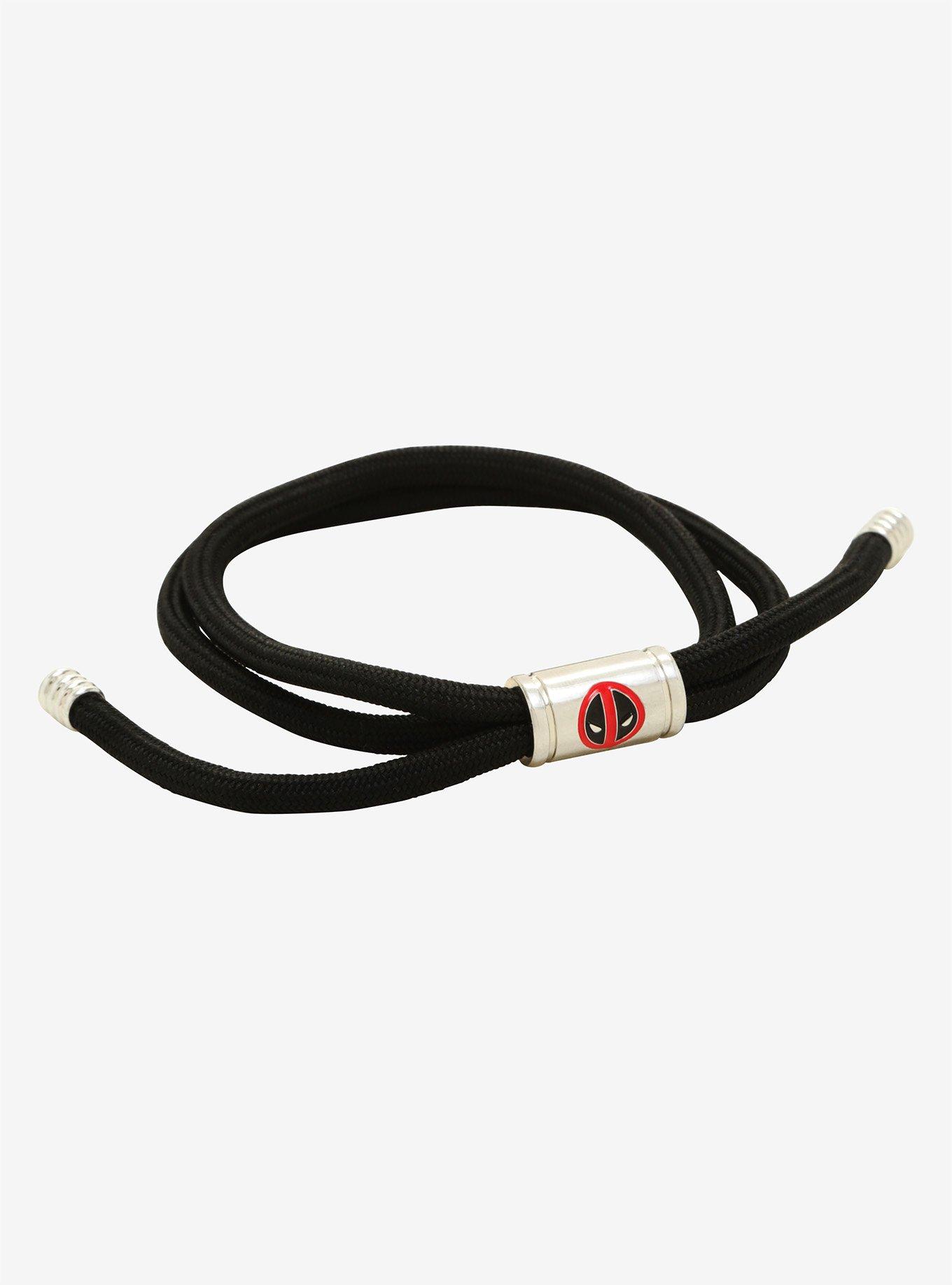 Marvel Deadpool Thick Cord Bracelet - BoxLunch Exclusive, , alternate