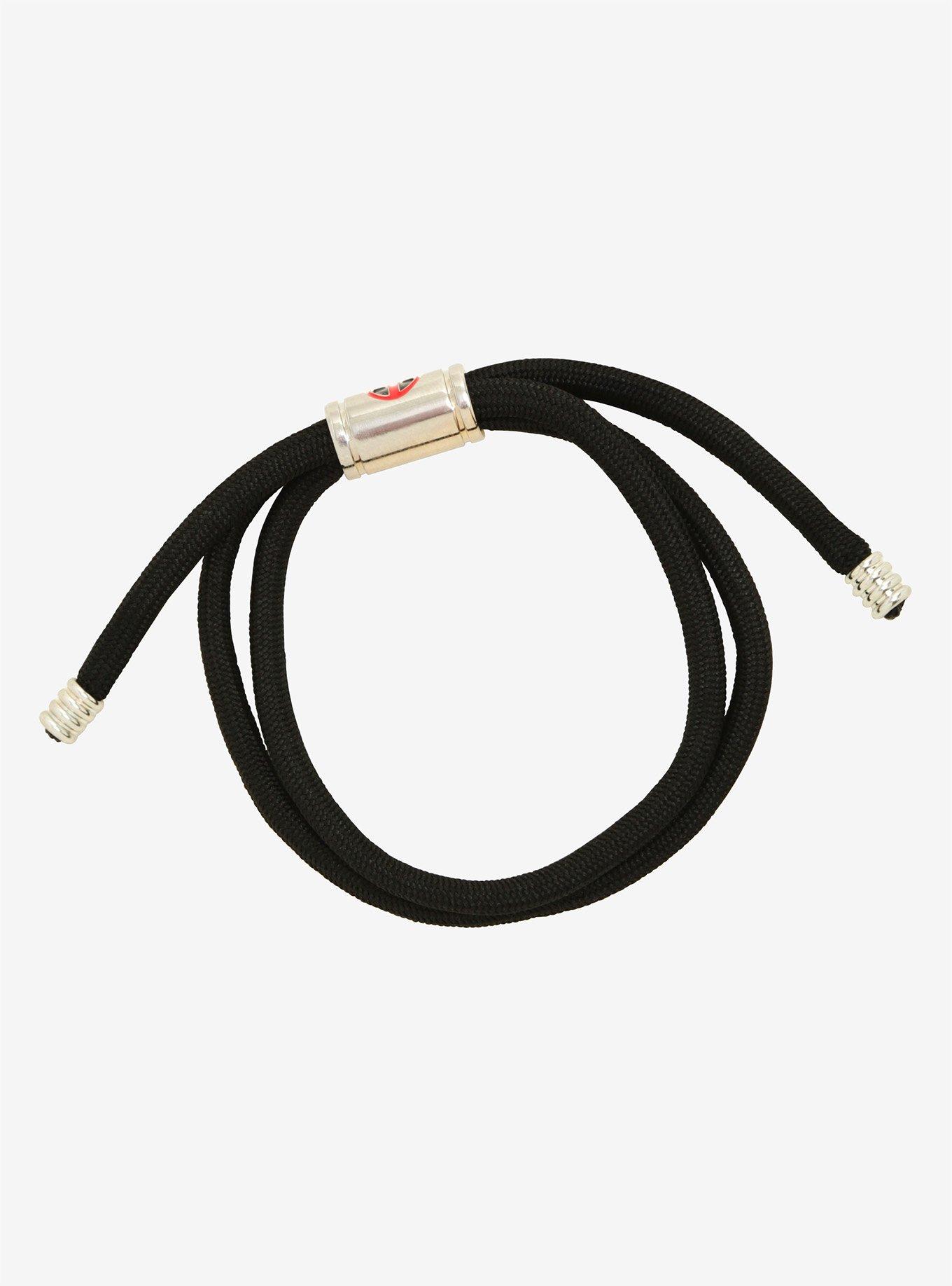 Marvel Deadpool Thick Cord Bracelet - BoxLunch Exclusive, , alternate