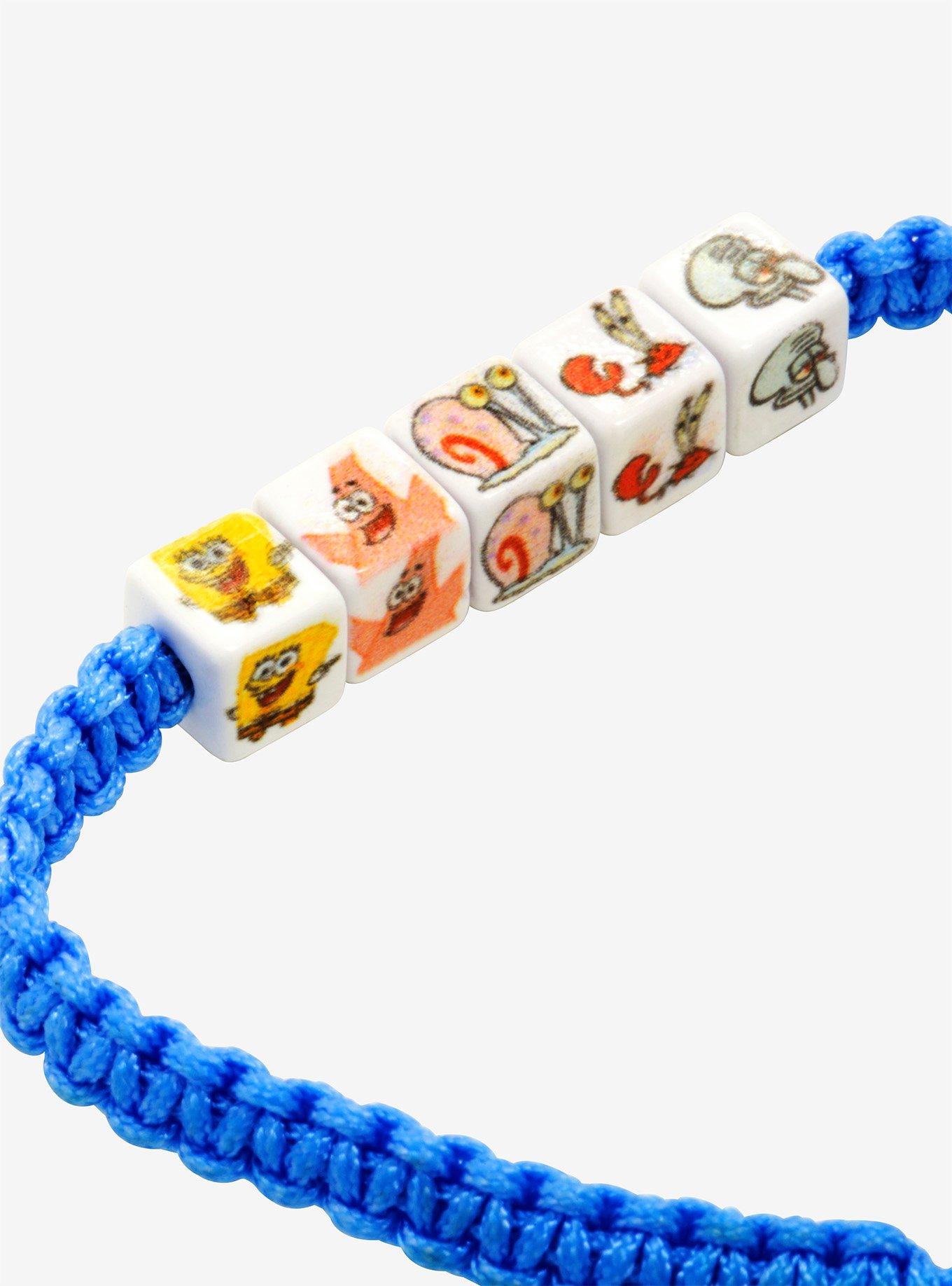 SpongeBob SquarePants Beaded Pull Bracelet - BoxLunch Exclusive, , alternate