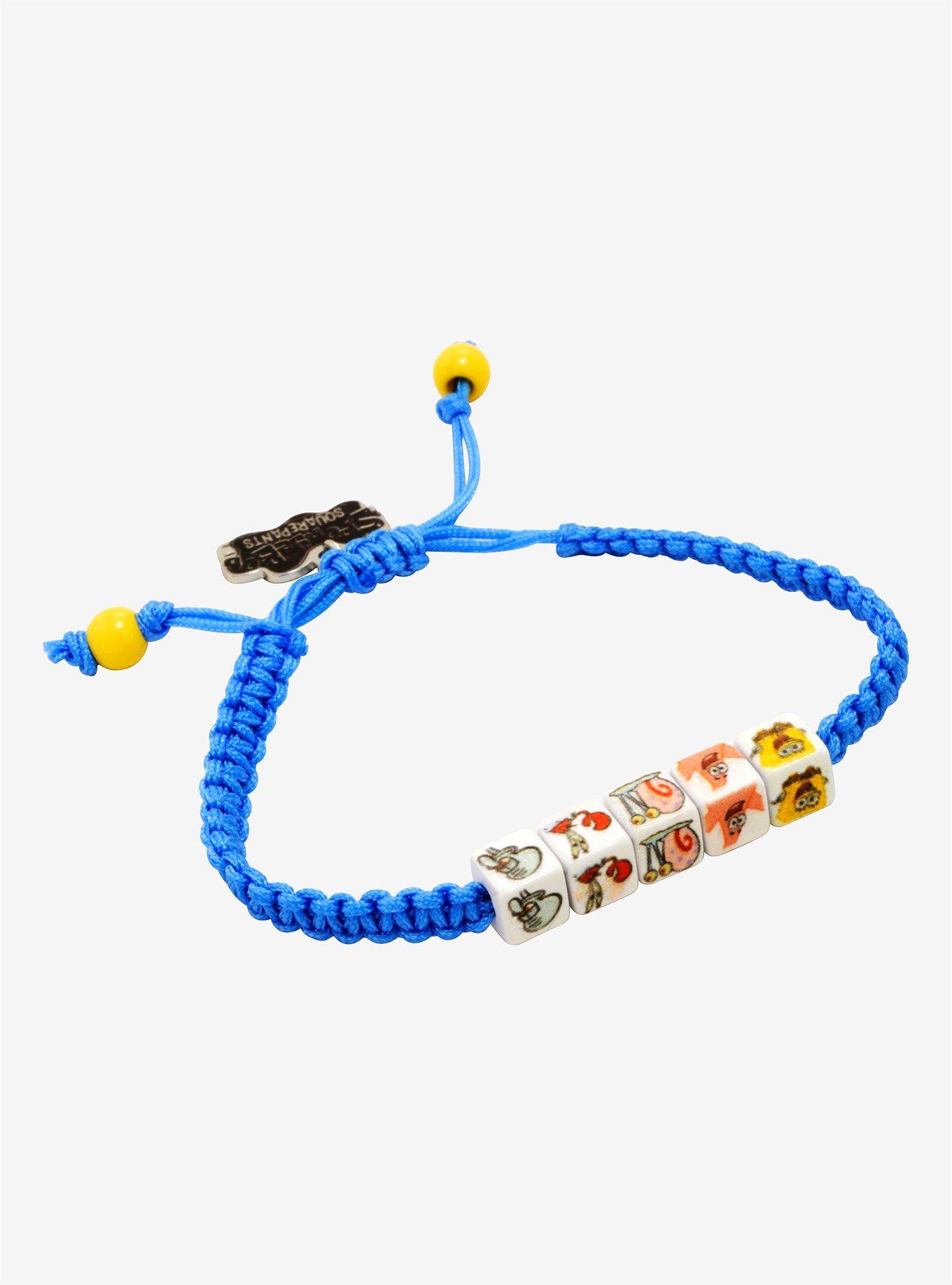 SpongeBob SquarePants Beaded Pull Bracelet - BoxLunch Exclusive, , alternate