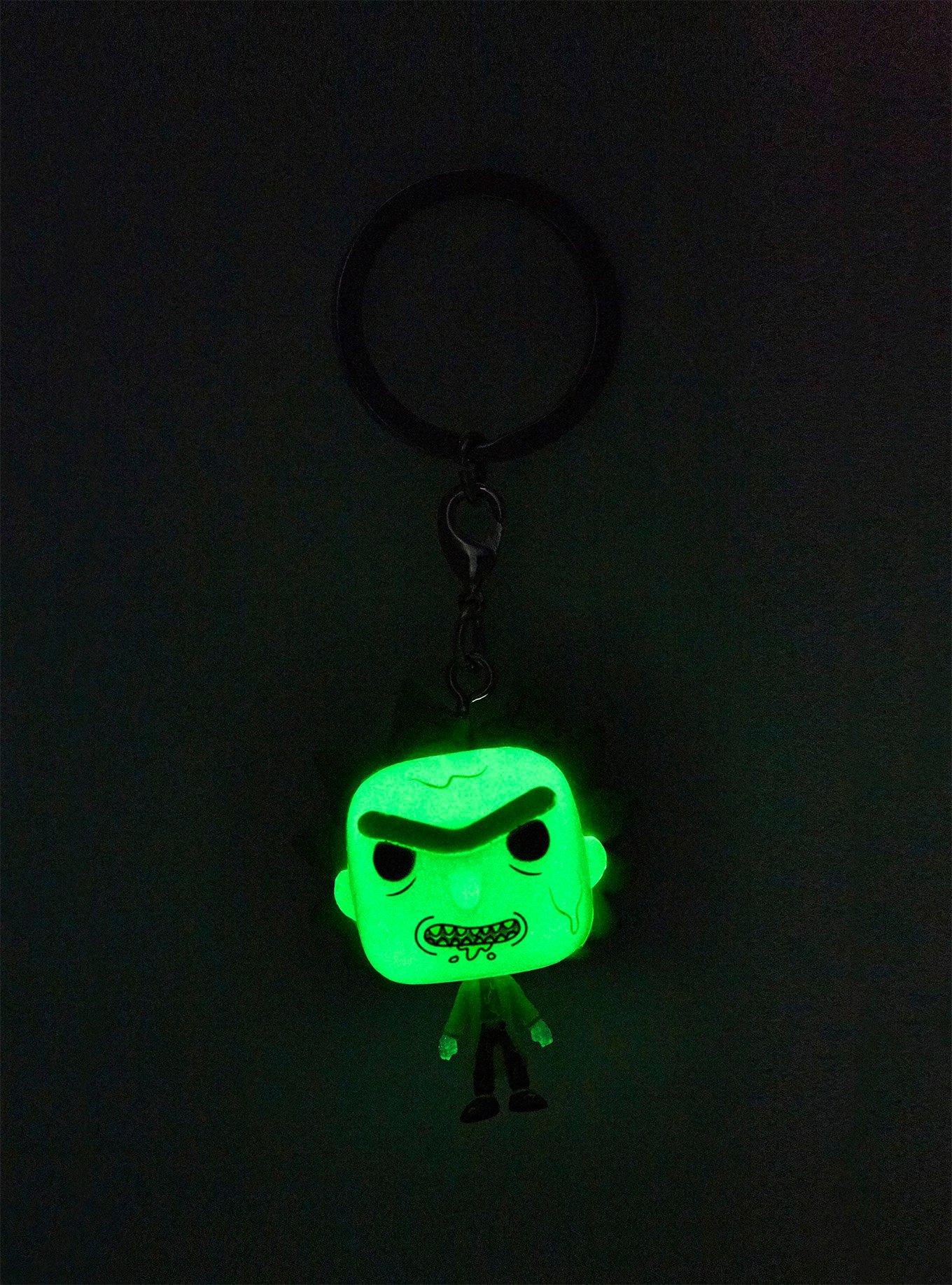 Funko Pocket Pop! Rick And Morty Toxic Rick Vinyl Key Chain - BoxLunch Exclusive, , alternate
