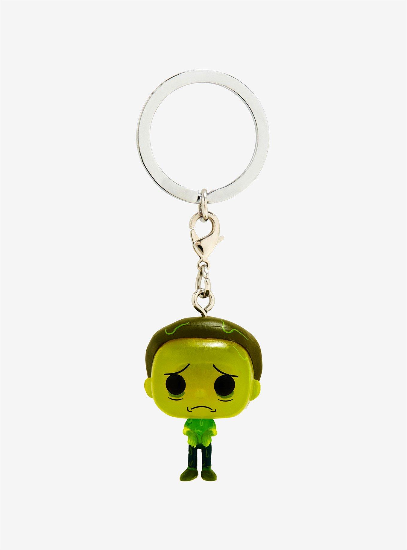 Funko Pocket Pop! Rick And Morty Toxic Morty Vinyl Key Chain - BoxLunch Exclusive, , alternate