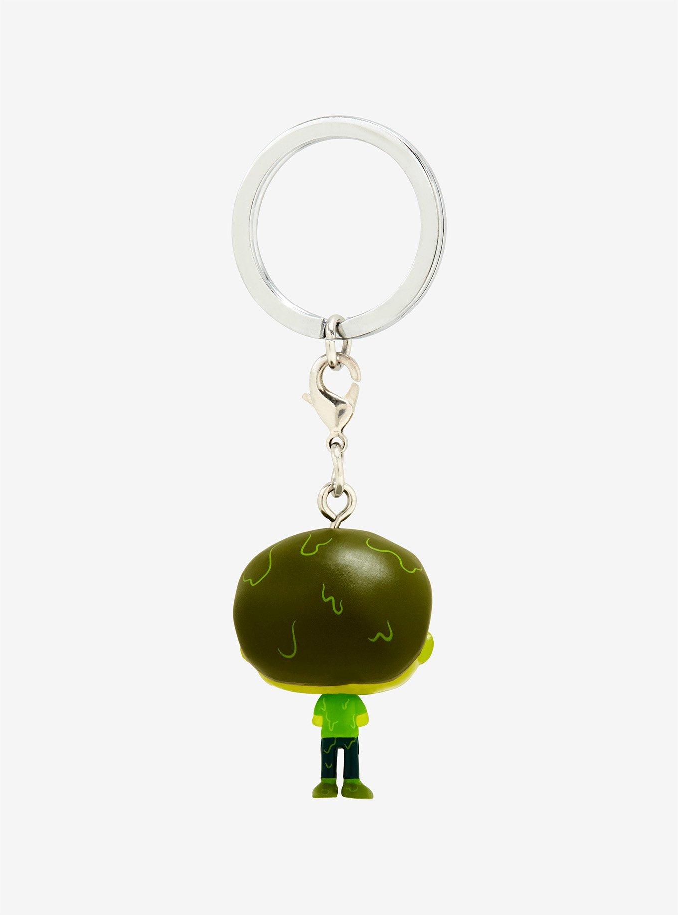 Funko Pocket Pop! Rick And Morty Toxic Morty Vinyl Key Chain - BoxLunch Exclusive, , alternate