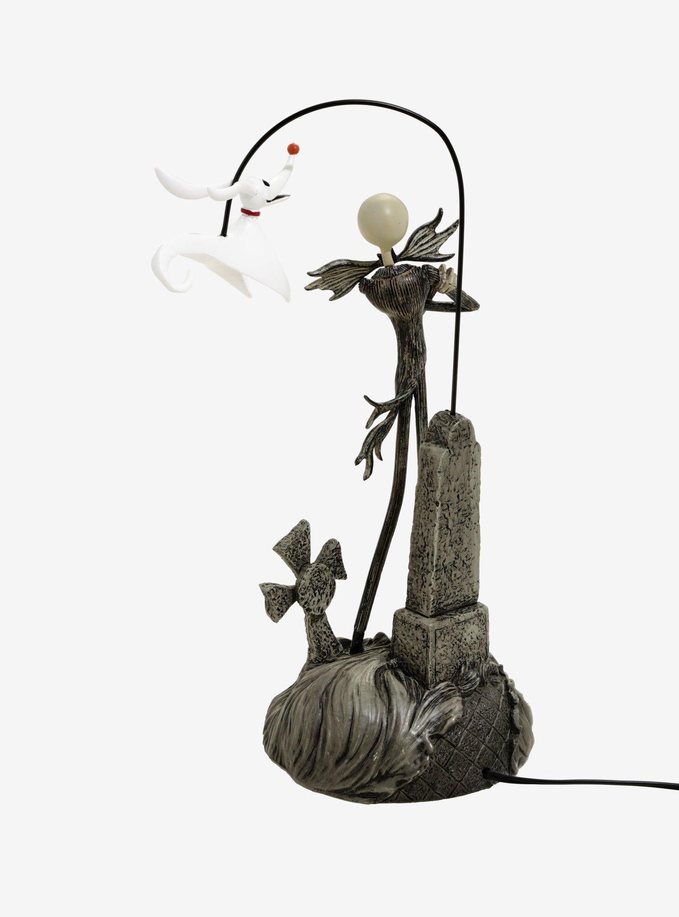 The Nightmare Before Christmas Jack & Zero Graveyard Animated Figurine, , alternate