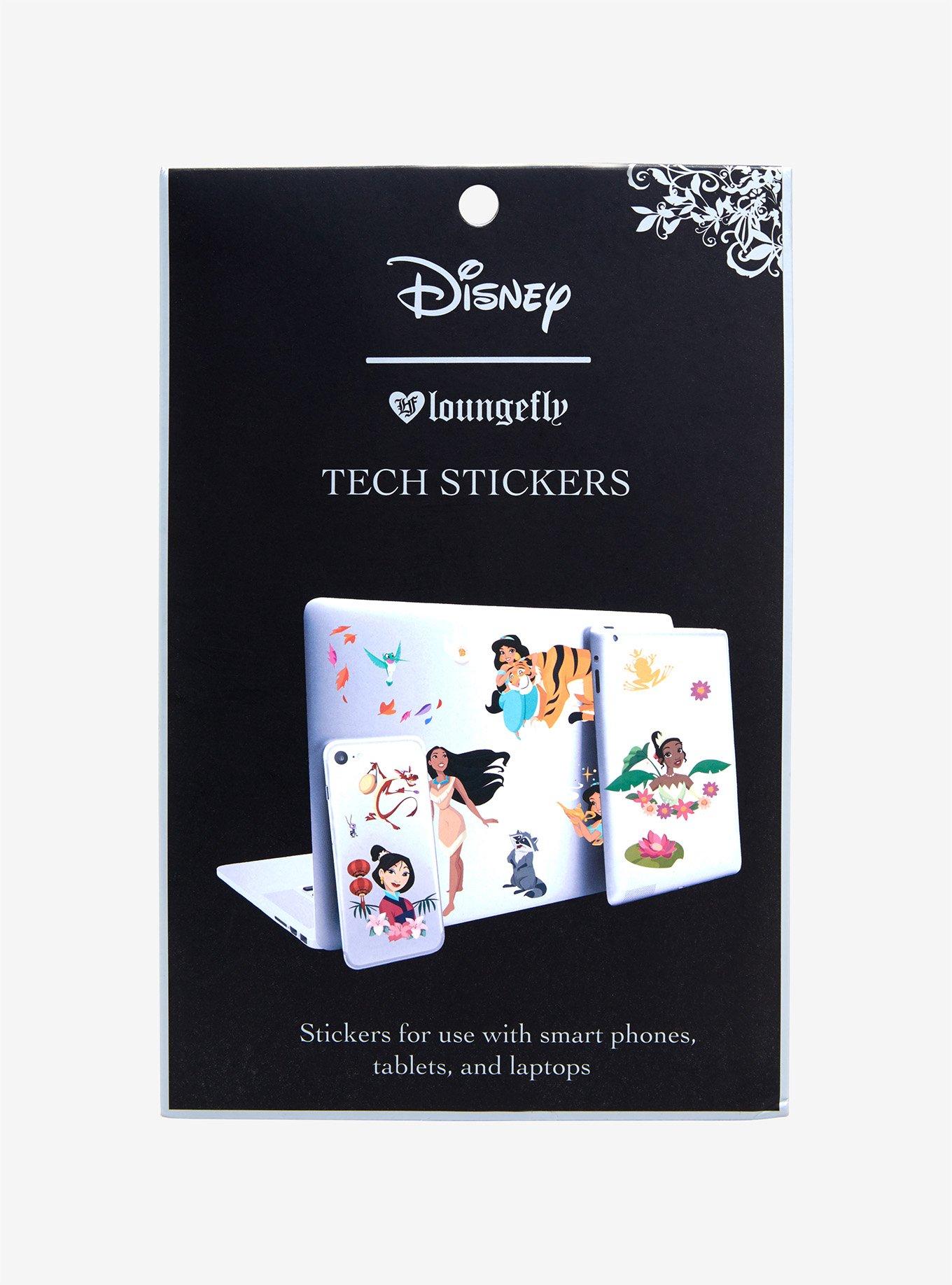 Loungefly Disney Princesses Tech Stickers, , alternate