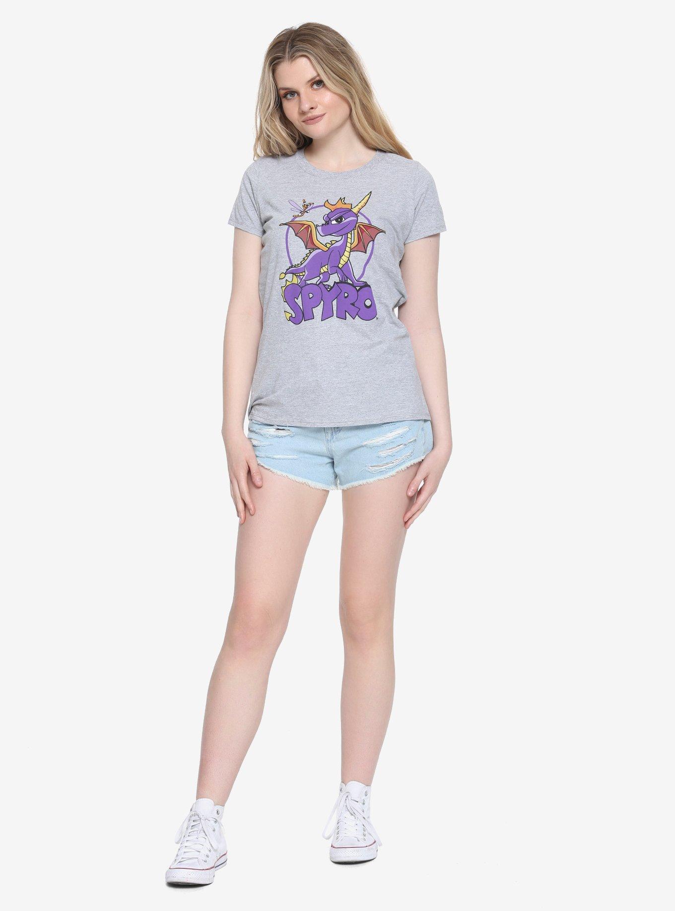 Spyro Grey Girls T-Shirt, , alternate