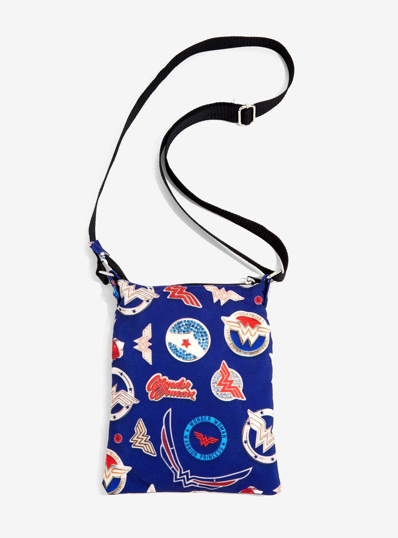 DC Comics Wonder Woman Passport Crossbody Bag, , alternate