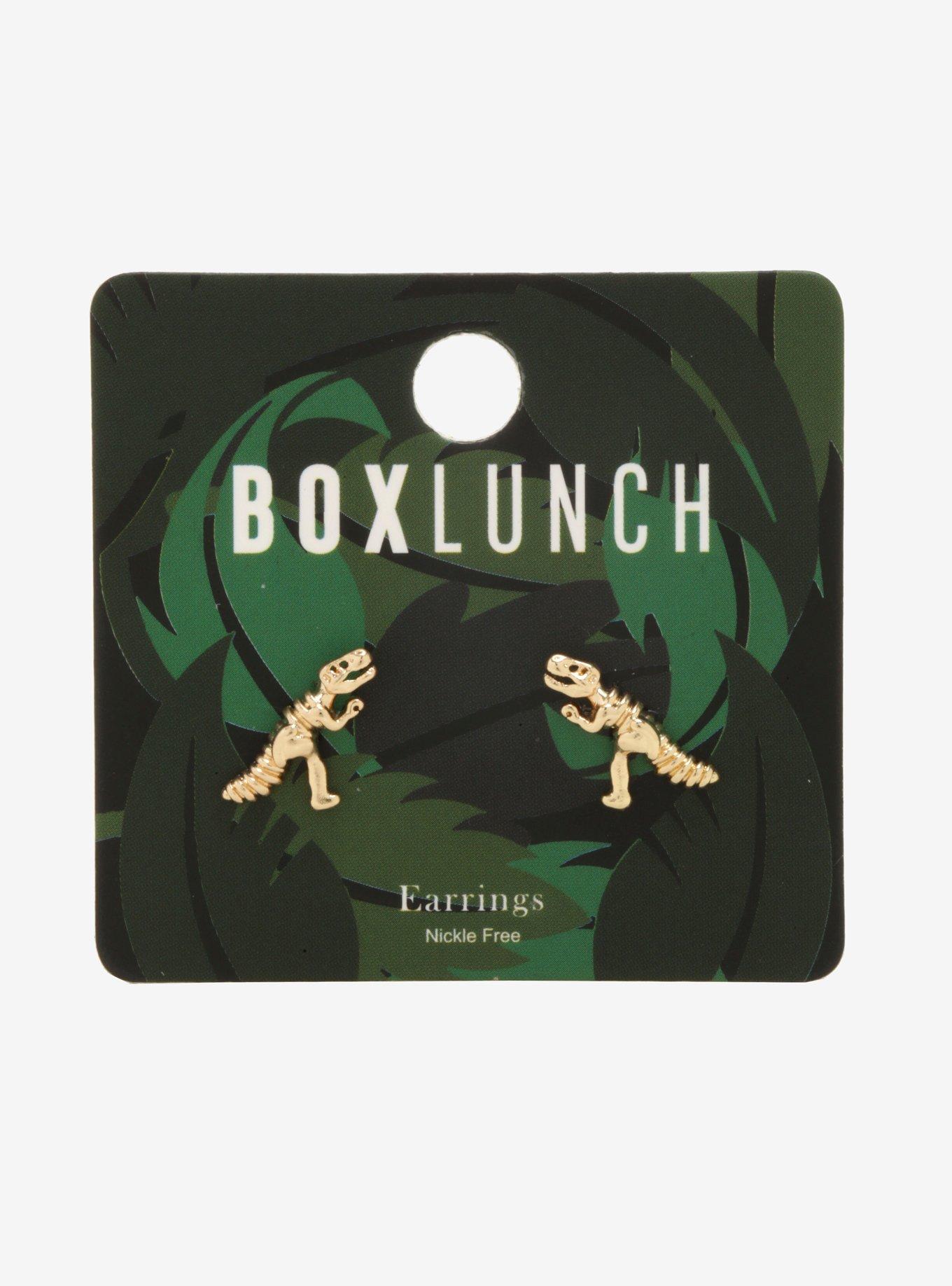 Dinosaur Skeleton Earrings - BoxLunch Exclusive, , alternate